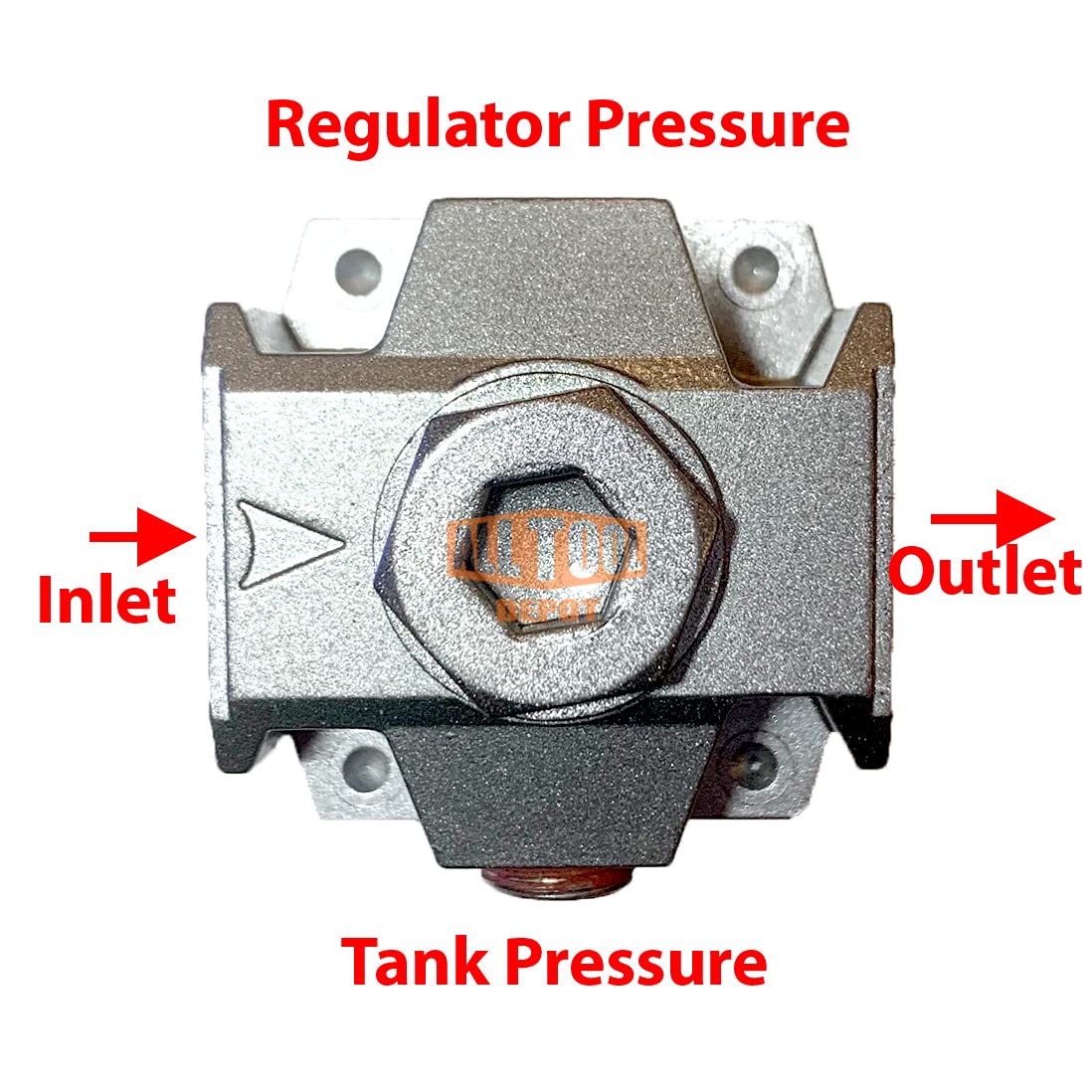 All Tool Depot Universal Air Regulator Special Design For Check Tank And Regulator Pressure (Regulator)