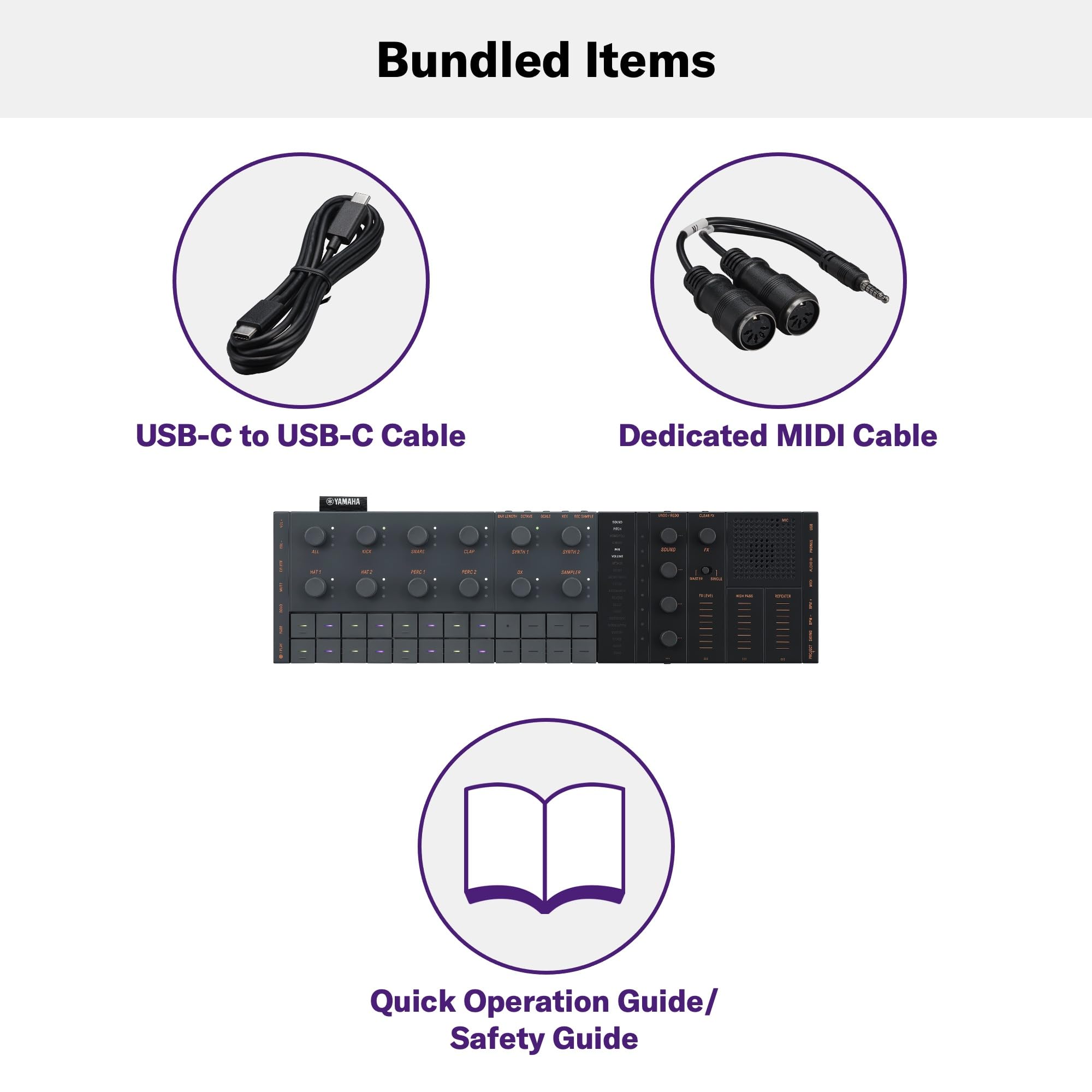 Yamaha Seqtrak Mobile Music Ideastation, Black