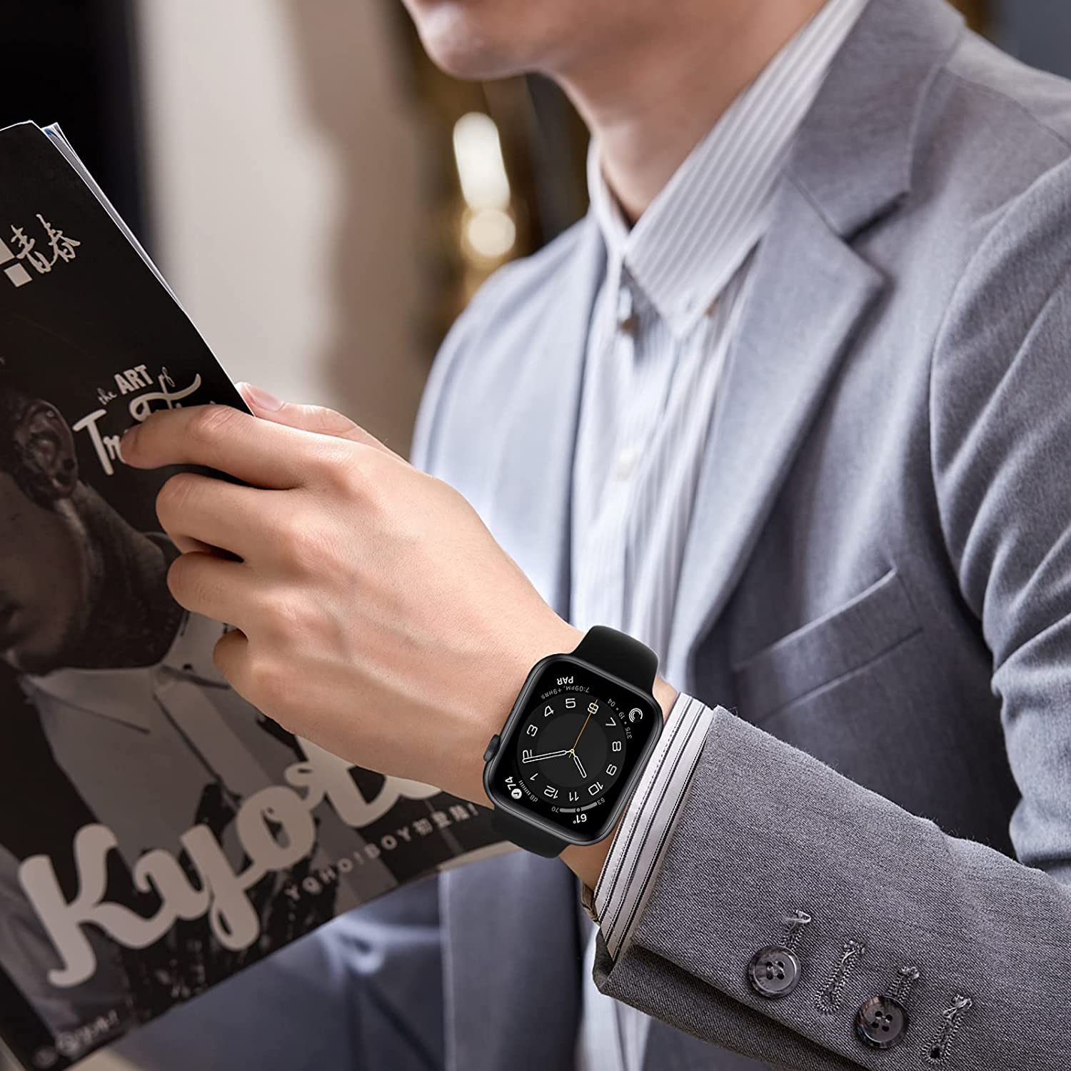 15 Pack Soft Silicone Bands Compatible With Apple Watch Band 40Mm 41Mm 38Mm 45Mm 44Mm 42Mm For Women Men,Waterproof Sport Iwatch