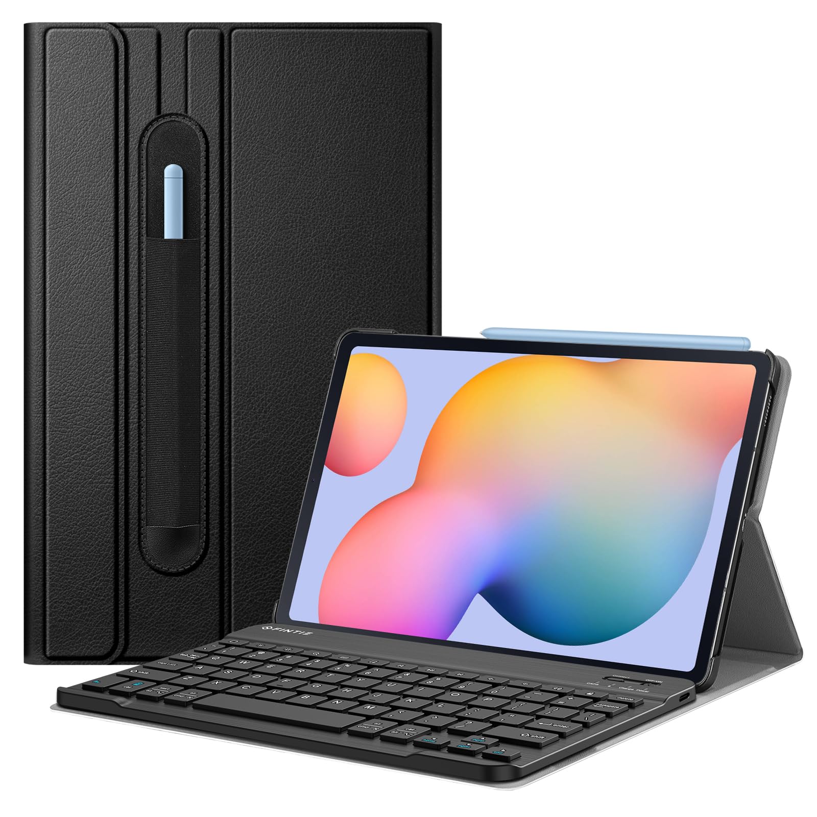 FINTIE Keyboard Case for Samsung Galaxy Tab S6 Lite 10.4 Inch, Black