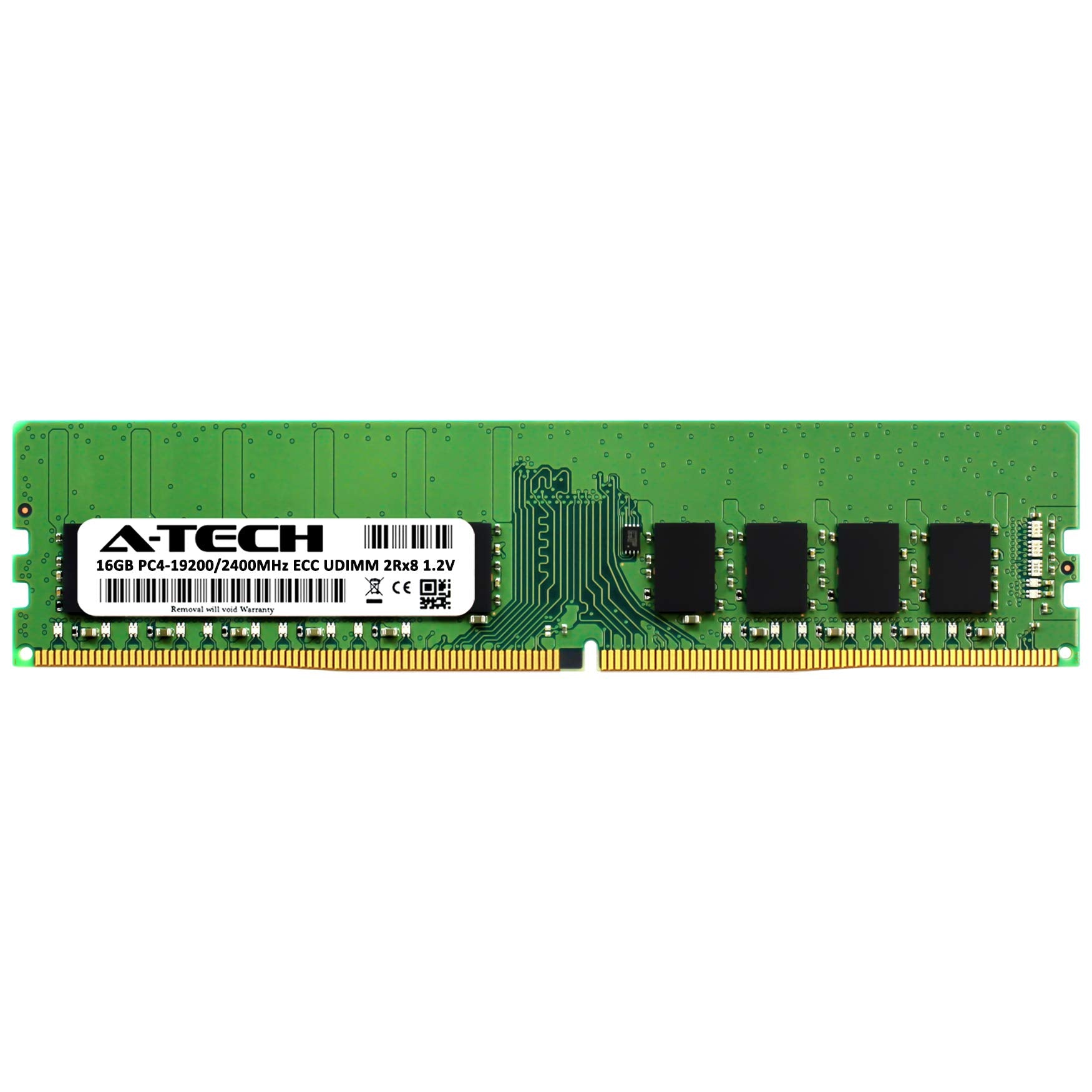 A Tech 16Gb Ram Replacement For Synology D4Ec 2400 16G | Ddr4 2400 Mhz Pc4 19200 Ecc Udimm Unbuffered Dimm Memory Compatible For