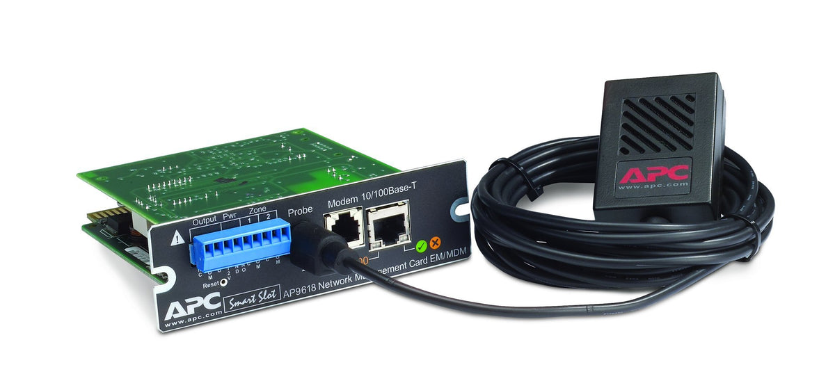 APC AP9618 UPS Network Management Card with Environmental Monitoring ...
