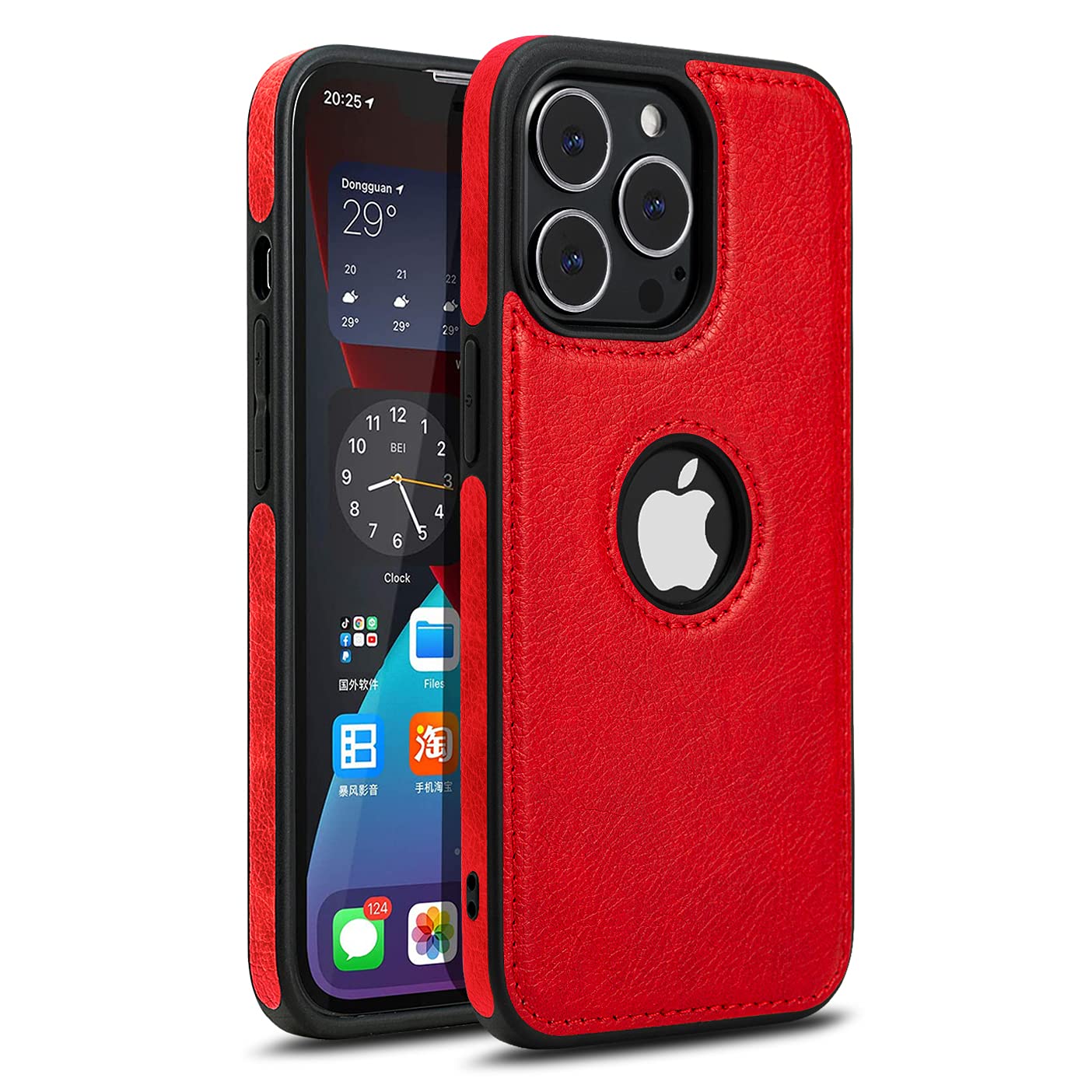 Razstorm Unique Design Luxury Leather Business Phone Case For Iphone 13 Pro Anti Slip Scratch Resistant Ultra Slim Protective Ca