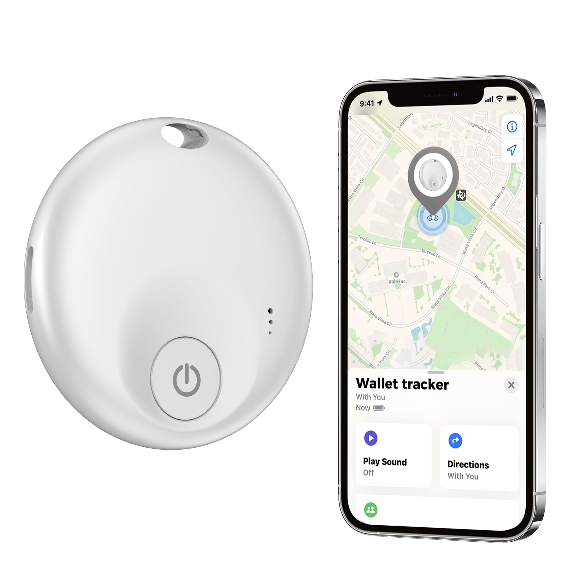 Air Tracker Tag, Smart Bluetooth5.3 Tracker, Item Finder Work with Apple Find My, Trakcer Tag Locator for Keys, Luggage, Backpac