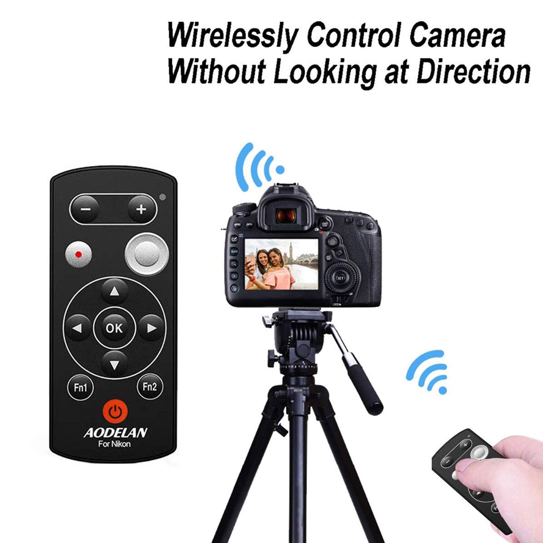 Aodelan Wireless Remote Control For Nikon Coolpix P1000 Z50 B600 A1000 P950 Z50 Z6 Ii Z7 Ii Z Fc Zfc Accessories, Replace Ml L7