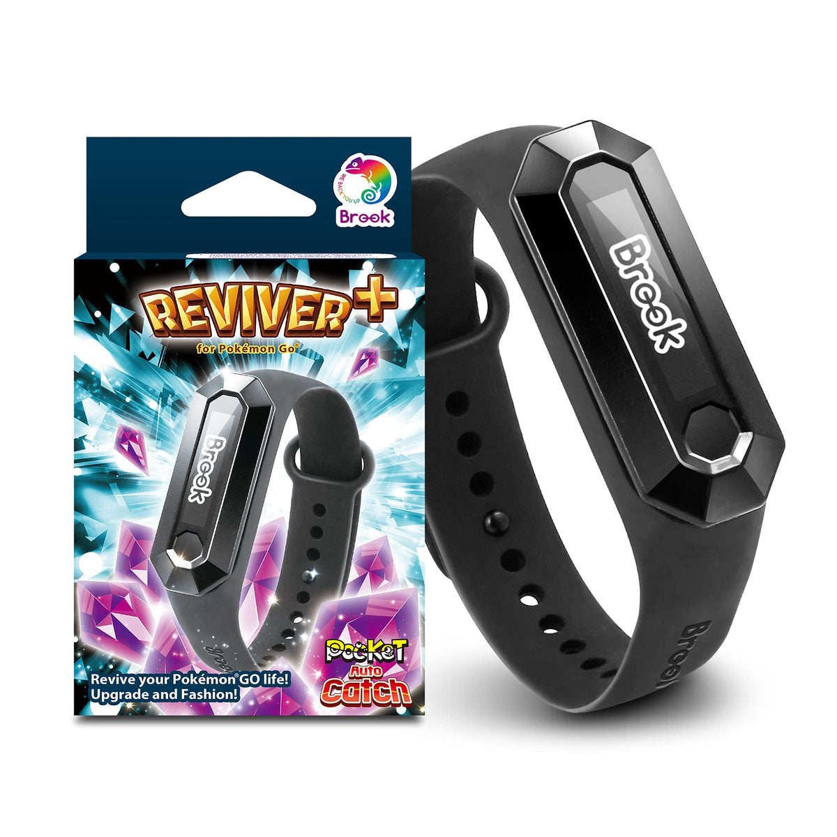Brook Pocket Auto Catch Reviver Plus   Splendid Evolution, Auto Spin And Catching Pocket Monsters, Collecting Items, Wristband B