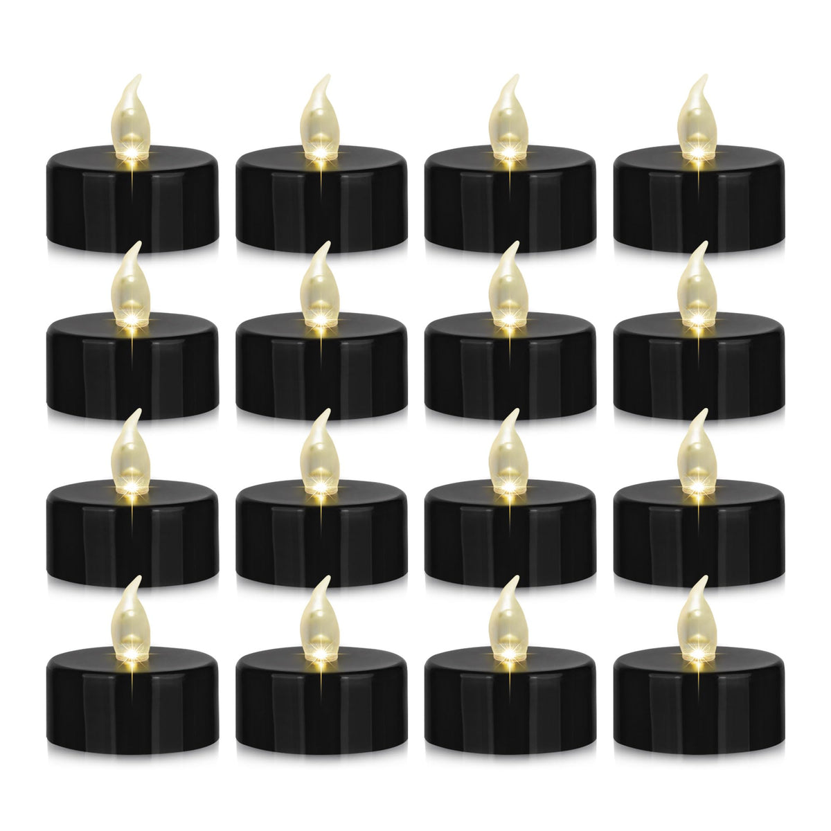 Nancia 12Pack Flameless Led Tea Lights Candles, Realistic And Bright Flickering Long Lasting 200Hours Battery-Powered, Ideal Par