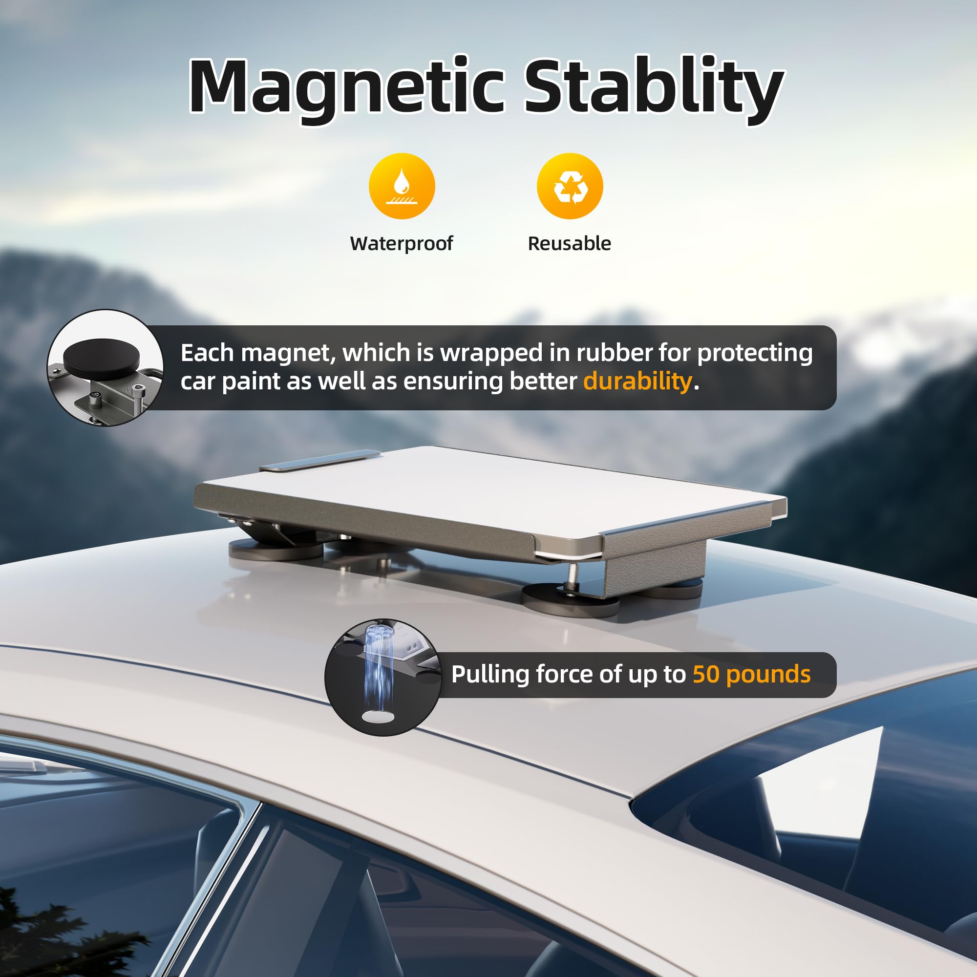 Starlink Mini Mount Magnetic Starlink Mini Car Mount Accessories Roof Mount Kit For Starlink Mini Dish Sunroof Mounting Kit With