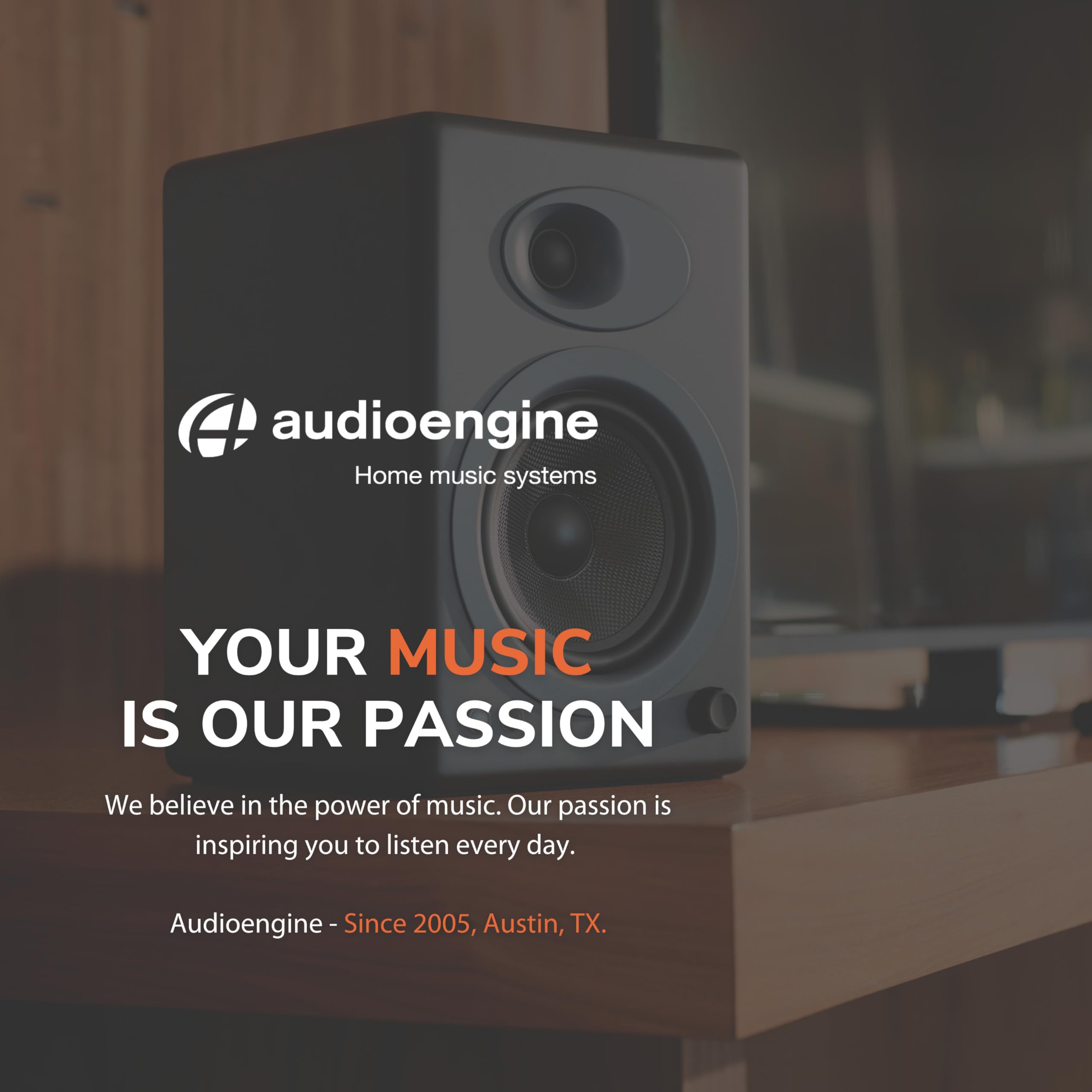Audioengine A5 150W Powered Home Music Speaker System For Studios, Home Theaters, Bookshelves, Gamers   For Music, Movies And Ga