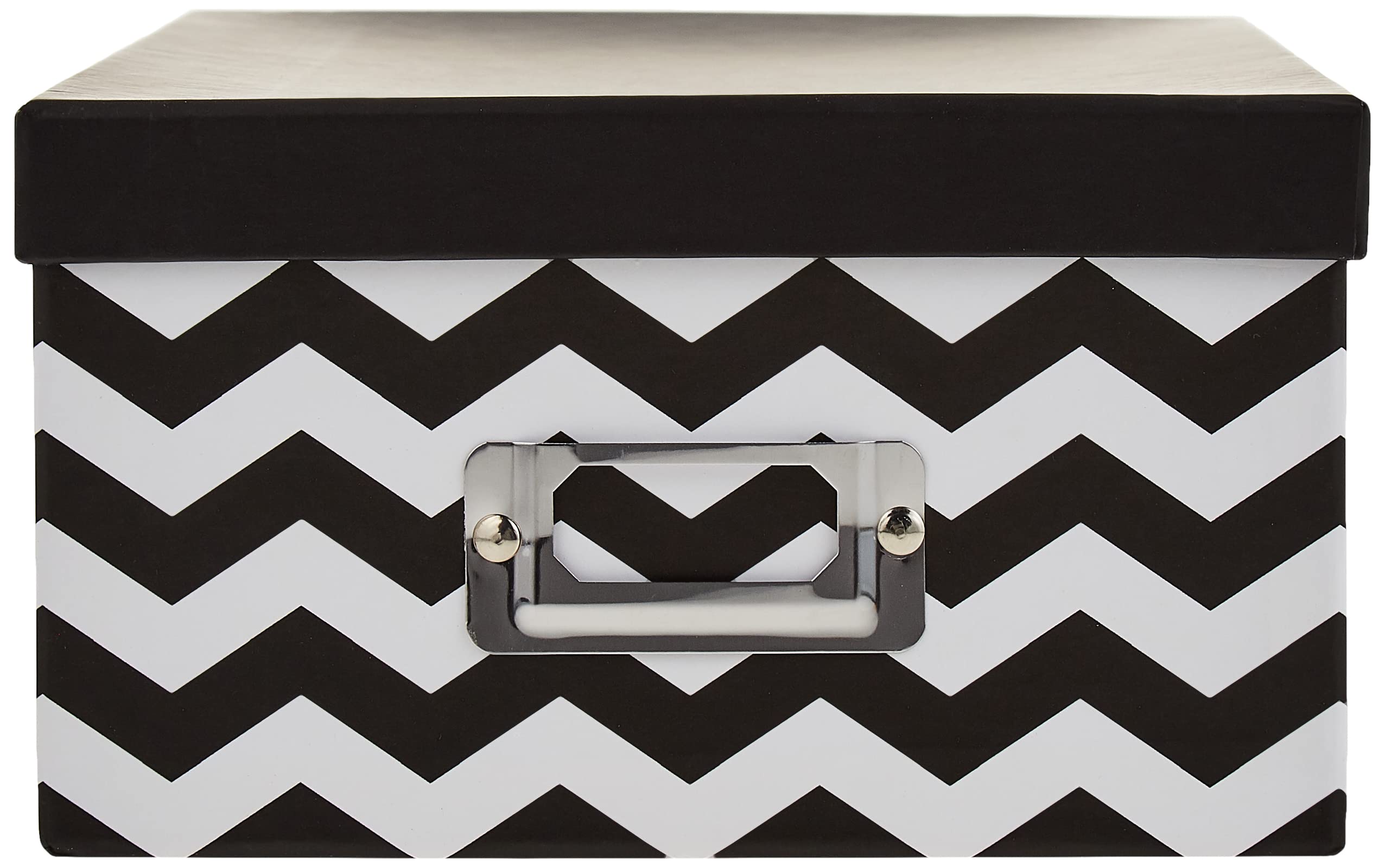 Pioneer Photo Albums B 1Bw/Chev Chevron Design Photo Storage Box
