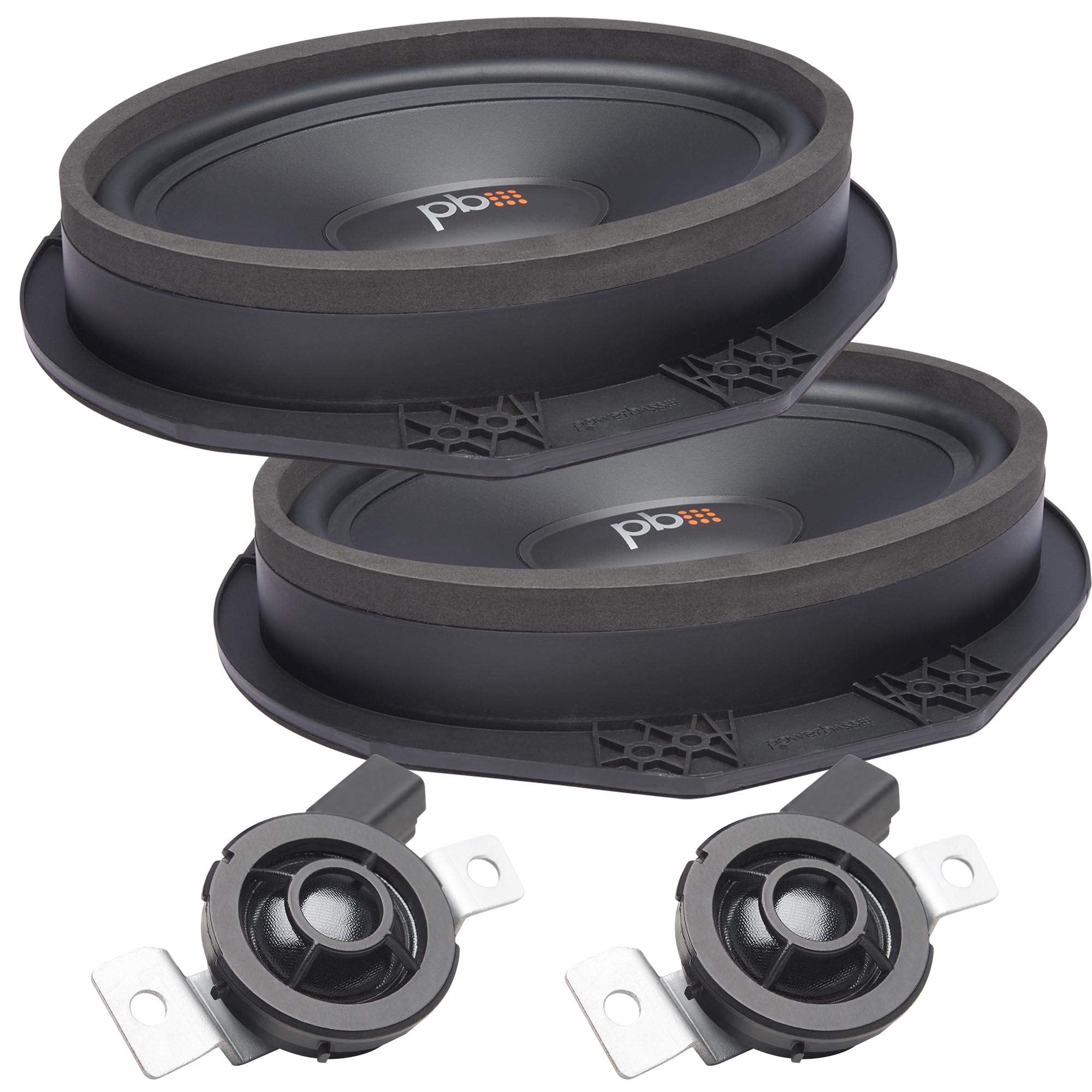Powerbass Oe69C Fd   6X9 Ford Oem Replacement Component Speakers Kit   Pair
