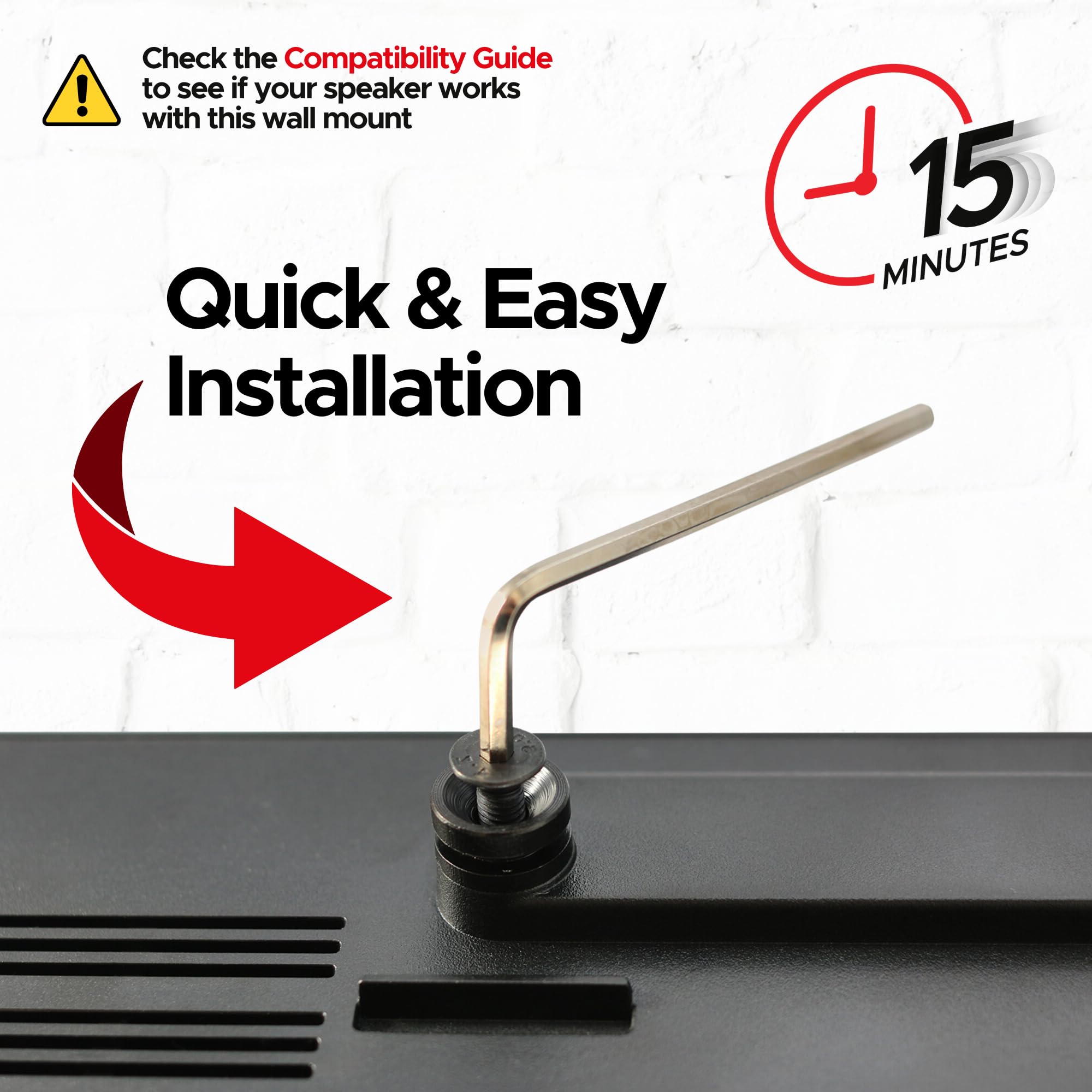 Solo 5 Wall Mount Kit For Bose Solo 5, Complete With All Mounting Hardware, Compatible With Series Ii, Designed In The Uk By Sou