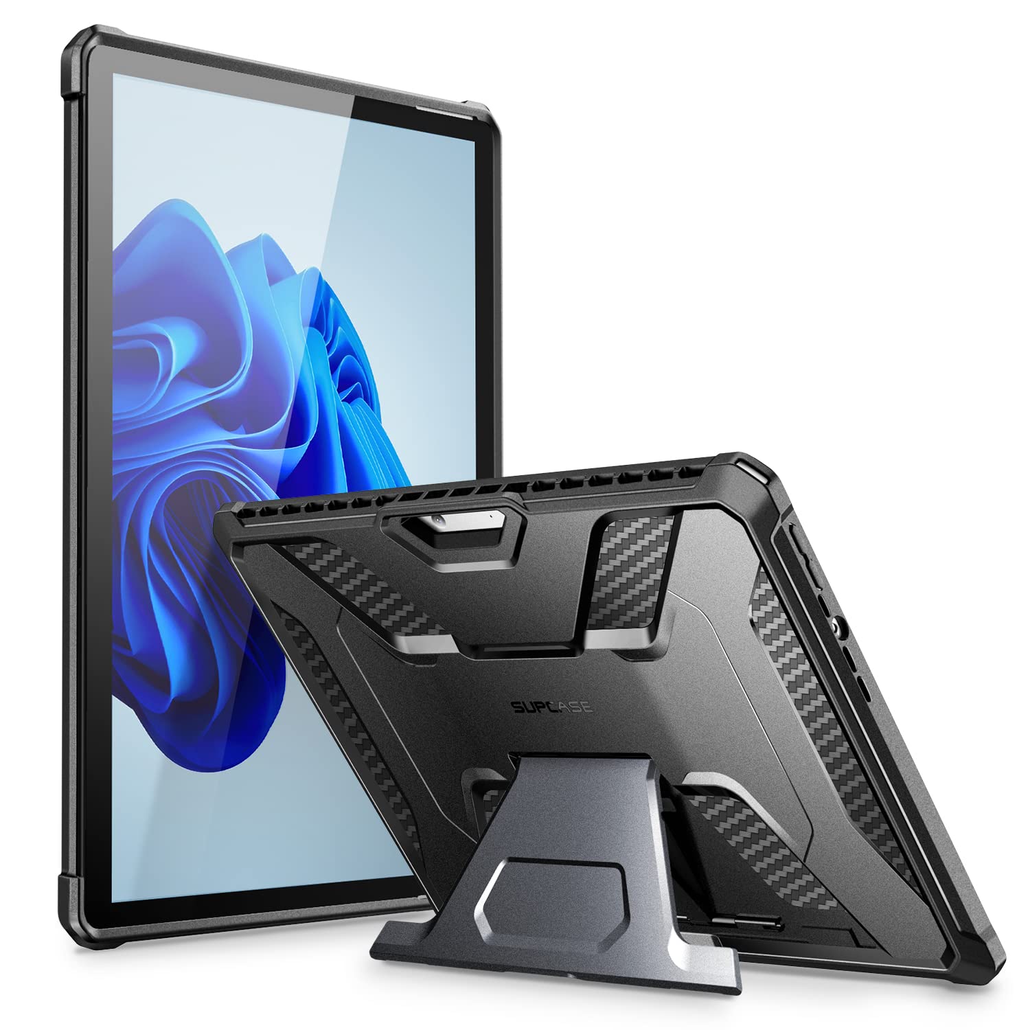SUPCASE for Microsoft Surface Pro 8 Case with Kickstand (Unicorn Beetle Pro), [Military-Grade Protection] Heavy Duty Rugged Tabl