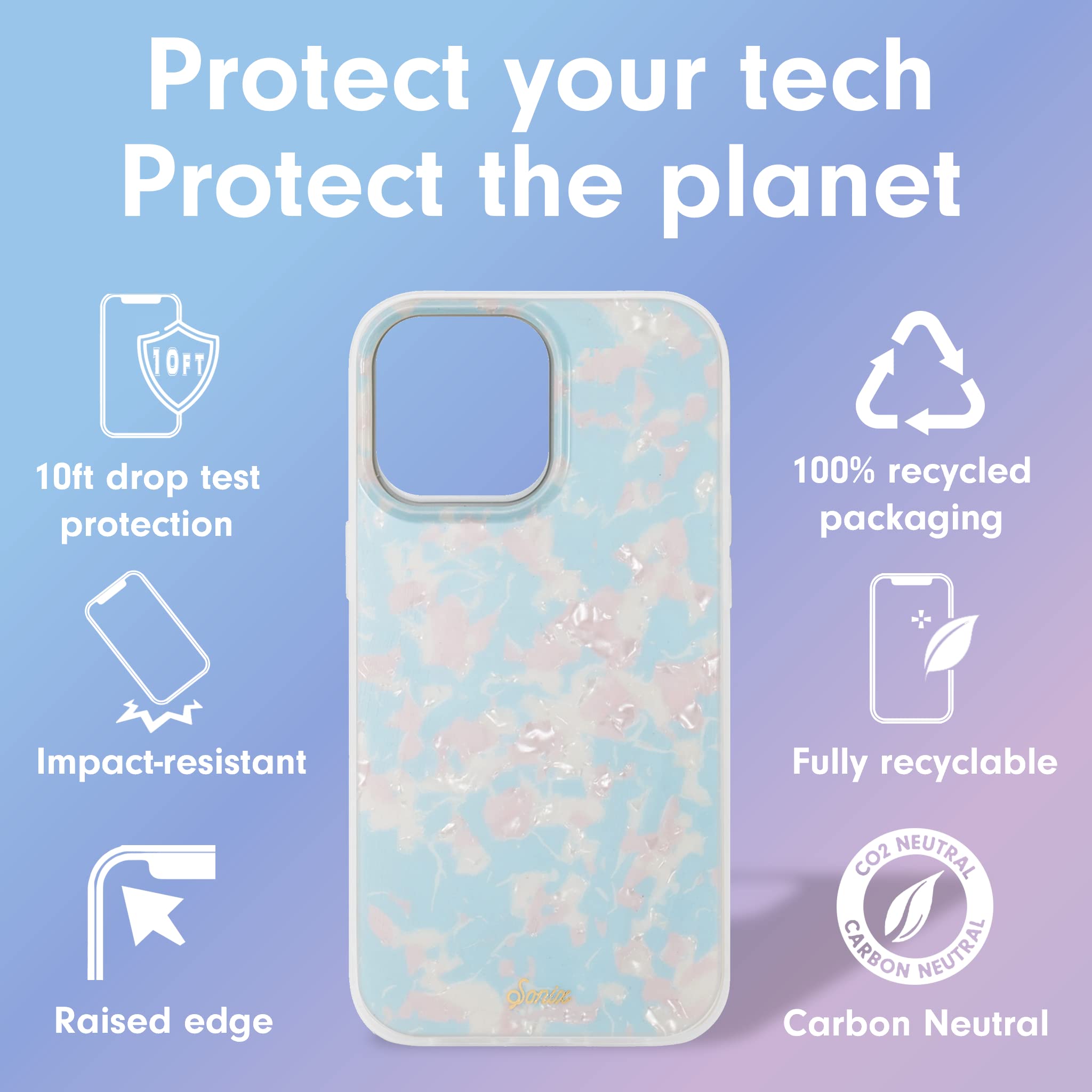 Sonix Case For Iphone 14 Pro Max | Compatible With Magsafe | 10Ft Drop Tested | Candy Tort Blue