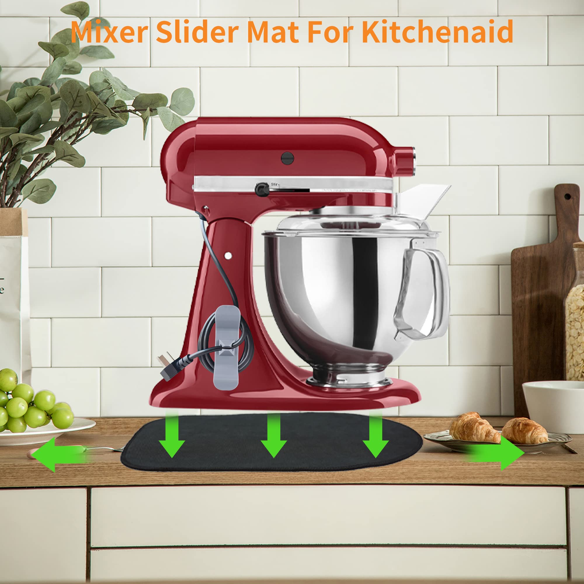 Mixer Mover Sliding Mats For Kitchen Aid Stand Mixer Slider Mat Pad Kitchen Appliance Slide Mats Pads Compatible With Kitchen Ai