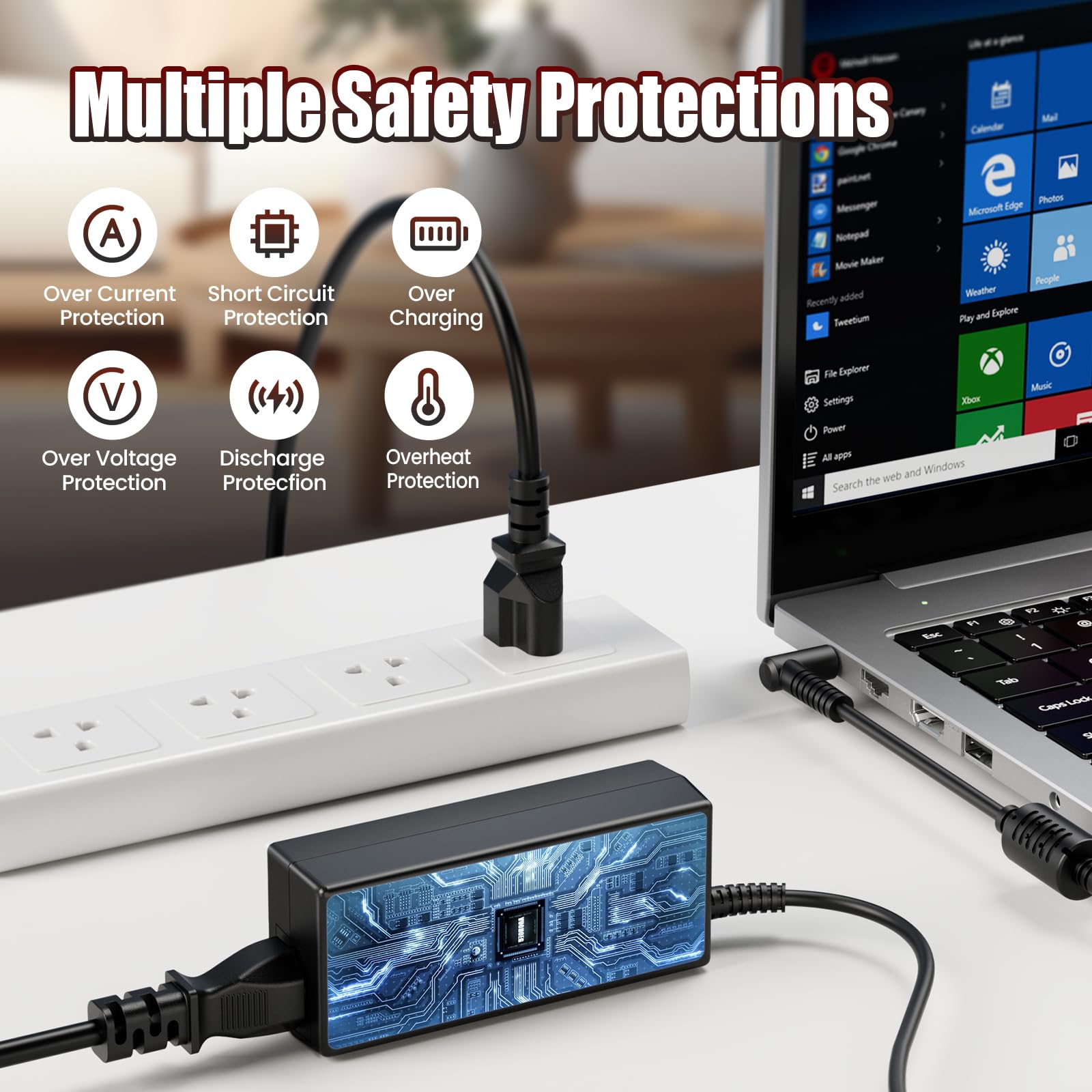 Vuohoeg 45W Laptop Charger - Compatible With Hp Pavilion X360 15/14; Probook 440/450/ 430 (G2-G6); Pavilion 15 (15-Ay/15-Bs); En