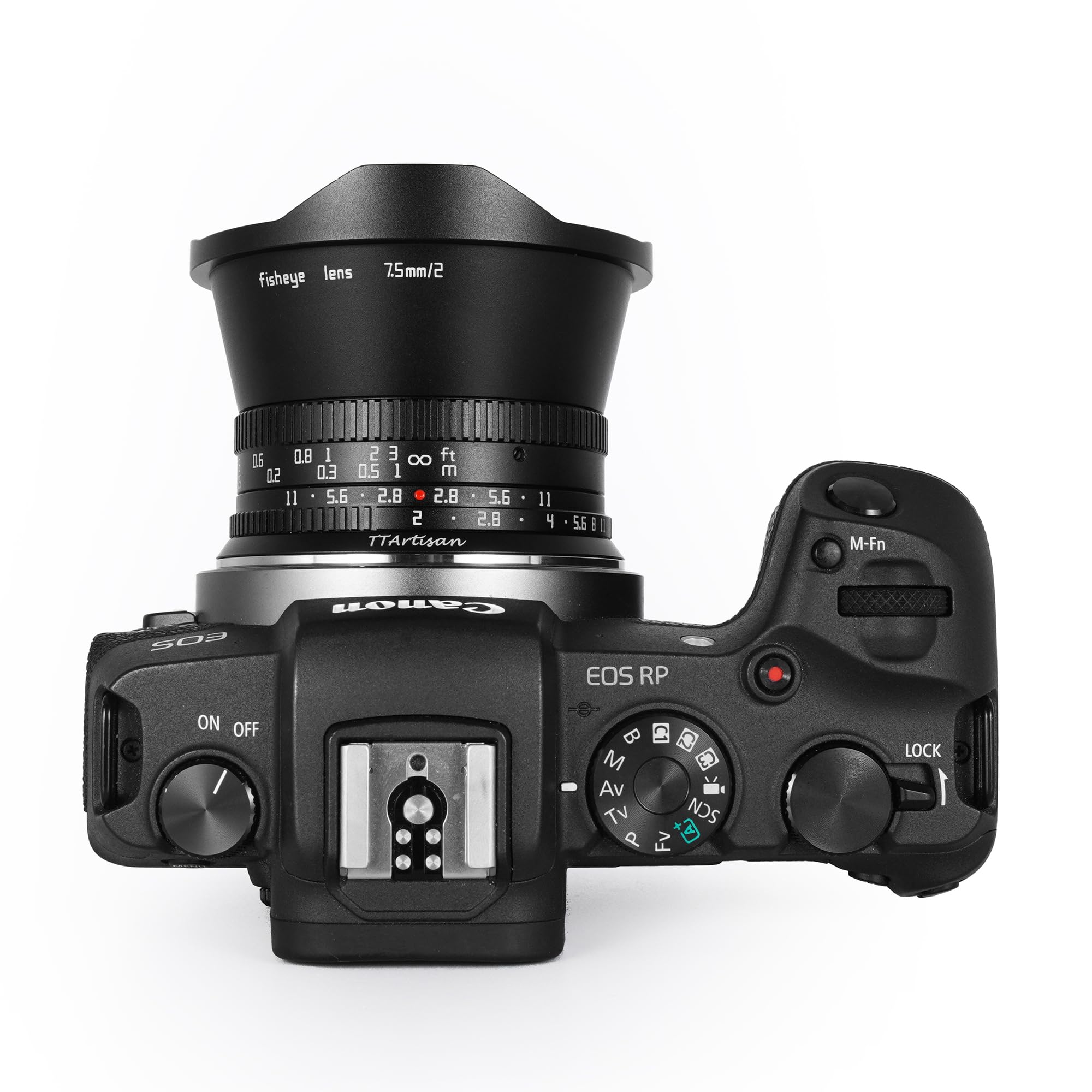 Ttartisan Aps C 7.5Mm F2.0 Fisheye Lens With 180� Angle Of View Half Frame Compatible With Eos R Mount Cameras Like Eos R,Eos Rp, Eos R5,Eos R6 Mirrorless Camera