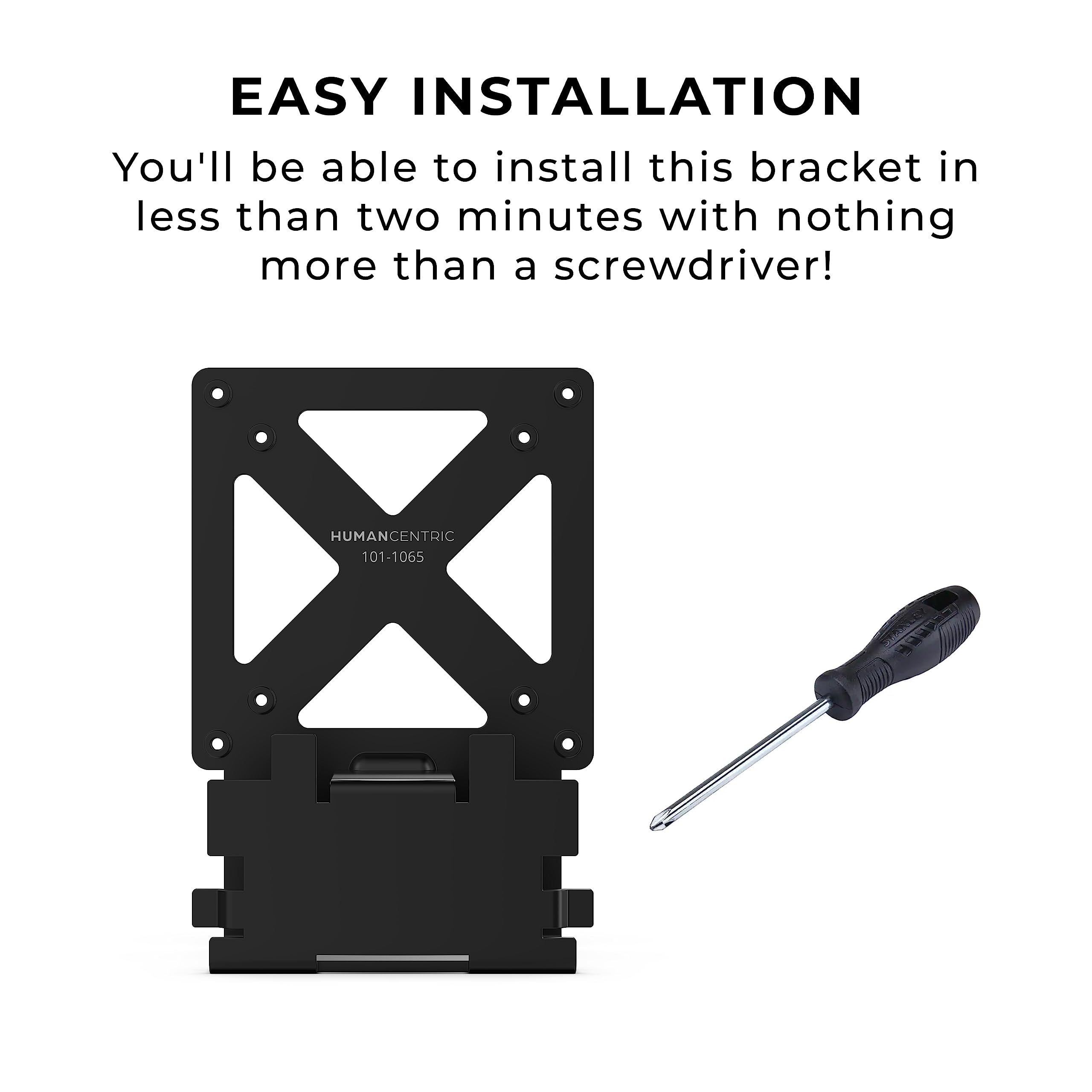 Humancentric Vesa Mount Adapter For Samsung Curved Monitor Mount T55 Series 27� And 32� Monitors, Vesa Adapter Bracket Mounts Monitor To Vesa Stand, Arm, Desk Mount With 75X75 Or 100X100 Mm Plate