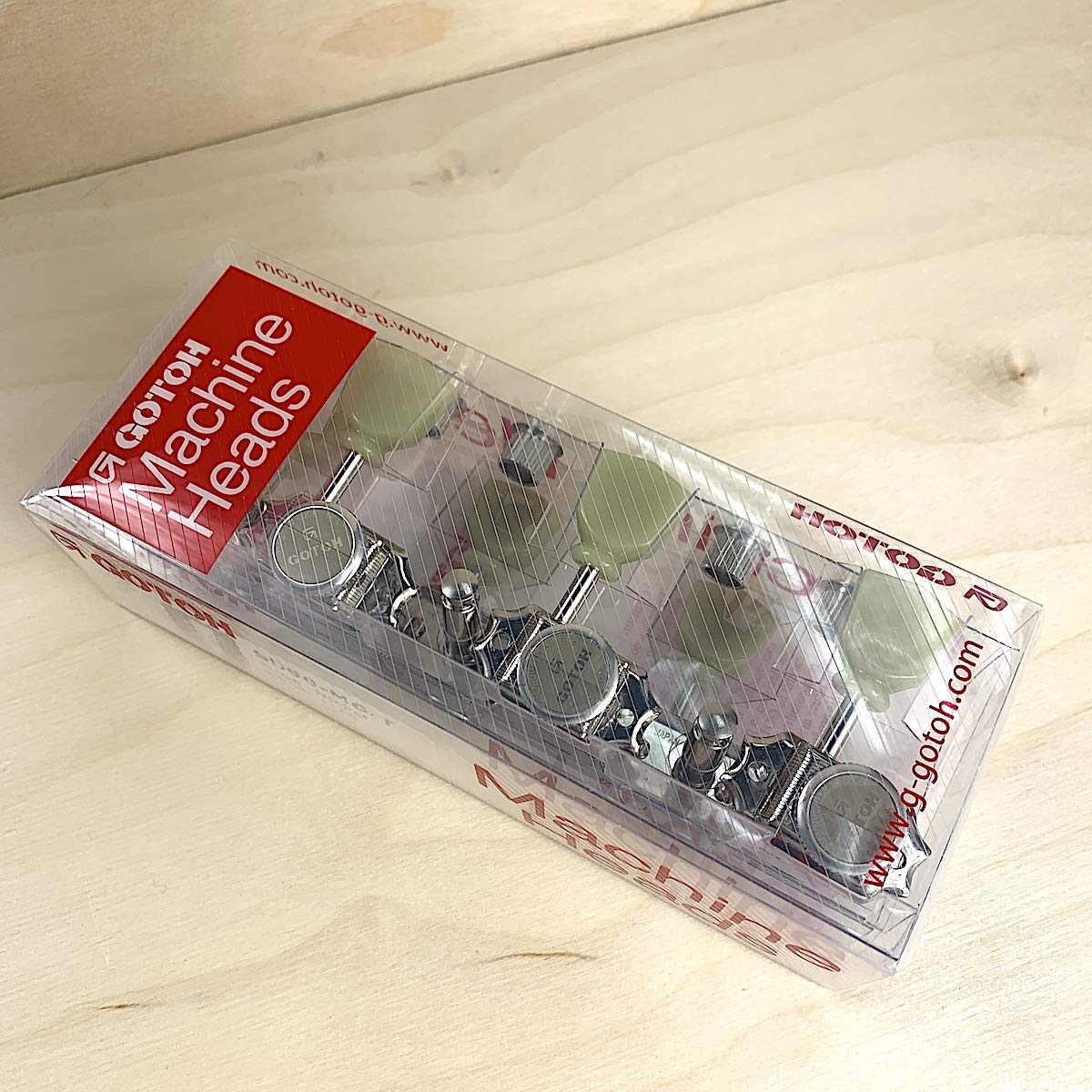 Gotoh Sd90 Mgt 3X3 Locking Tuning Keys With Lock Knob   Nickel