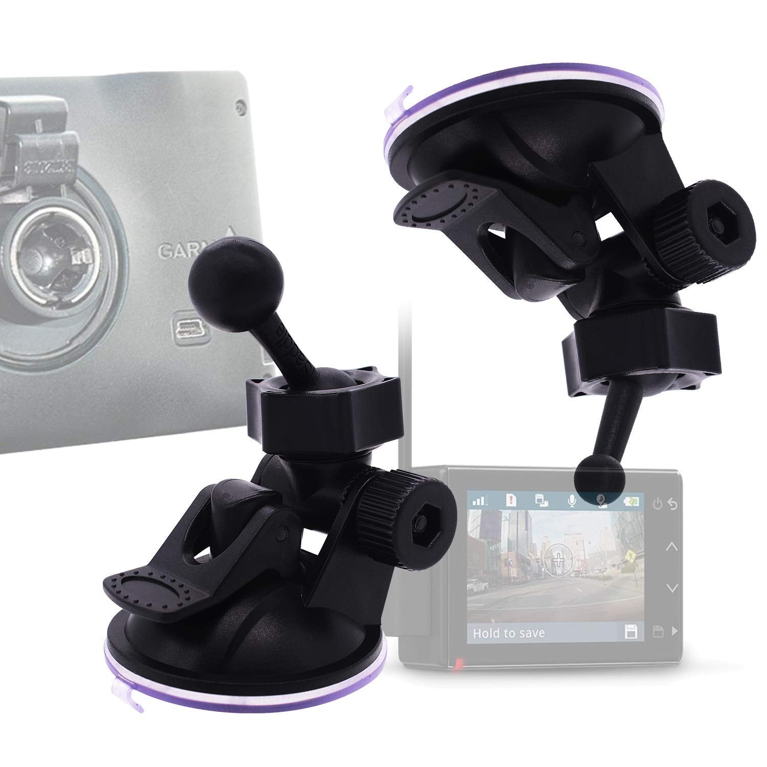 iSaddle for Garmin Dash Cam Holder - Suction Mount Holder for Garmin Speak Plus Dash Cam Mini 30 35 45 46 55 56 65W 66 66W Nuvi 