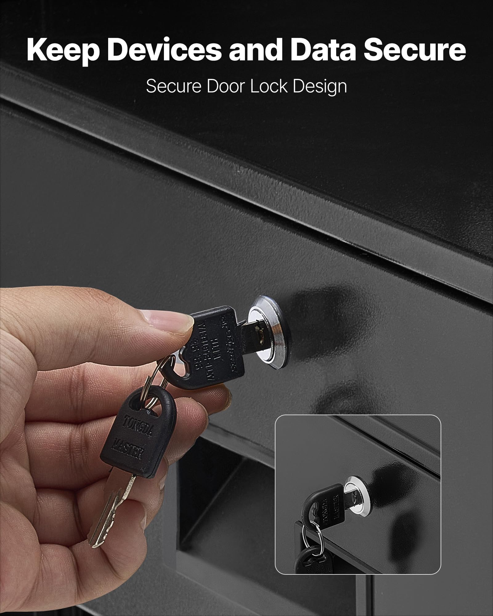 Vevor 4U Rack Drawer, Lockable Server Cabinet Case, 13.8 Depth Server Rack Mount Drawer, For 19 Network Equipment/Dj/Av Rack