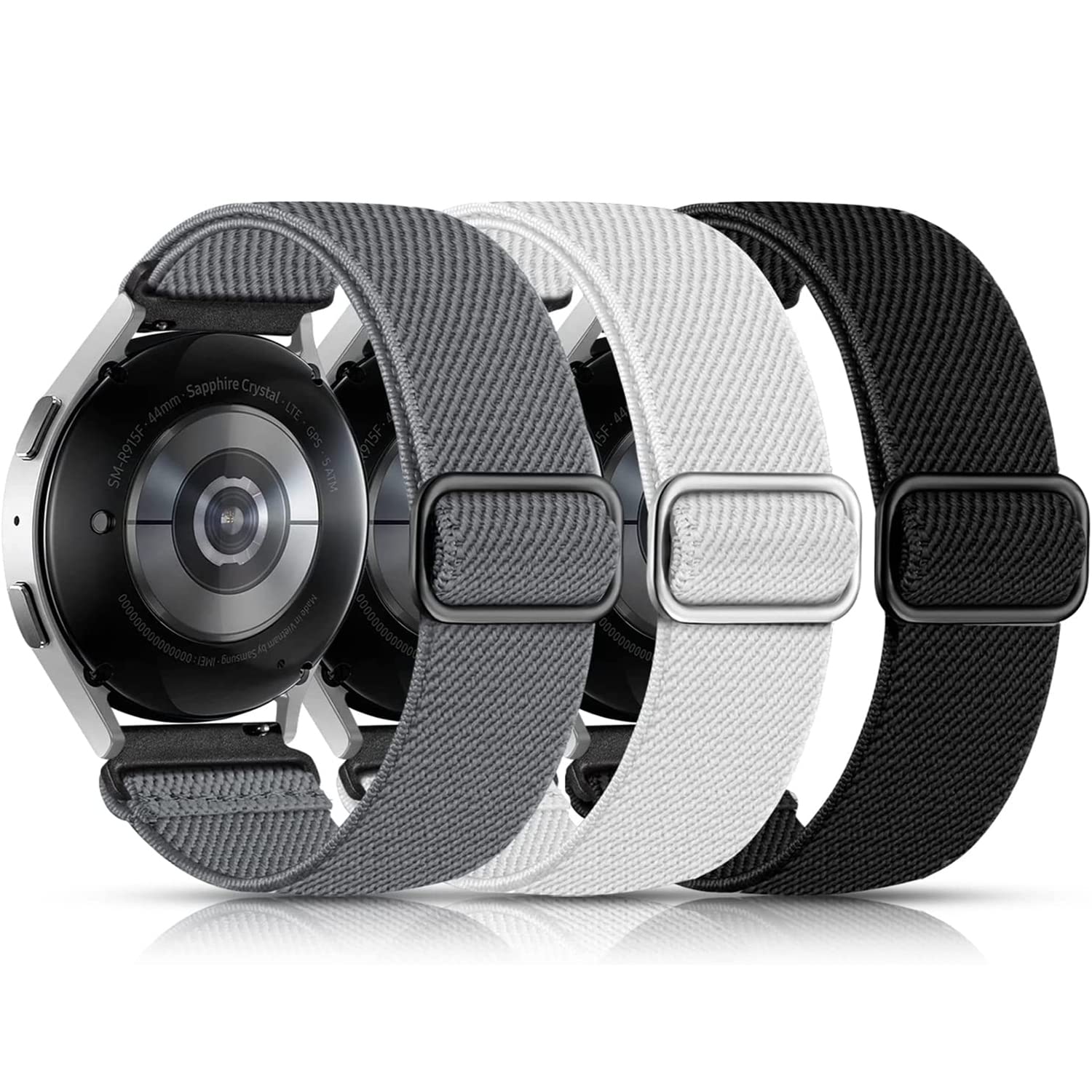 Lerobo Elastic Bands Compatible With Samsung Galaxy Watch 7 6 5 40Mm 44Mm,Galaxy Watch 5 Pro Band 45Mm/Watch 6 4 Classic Band/Ac