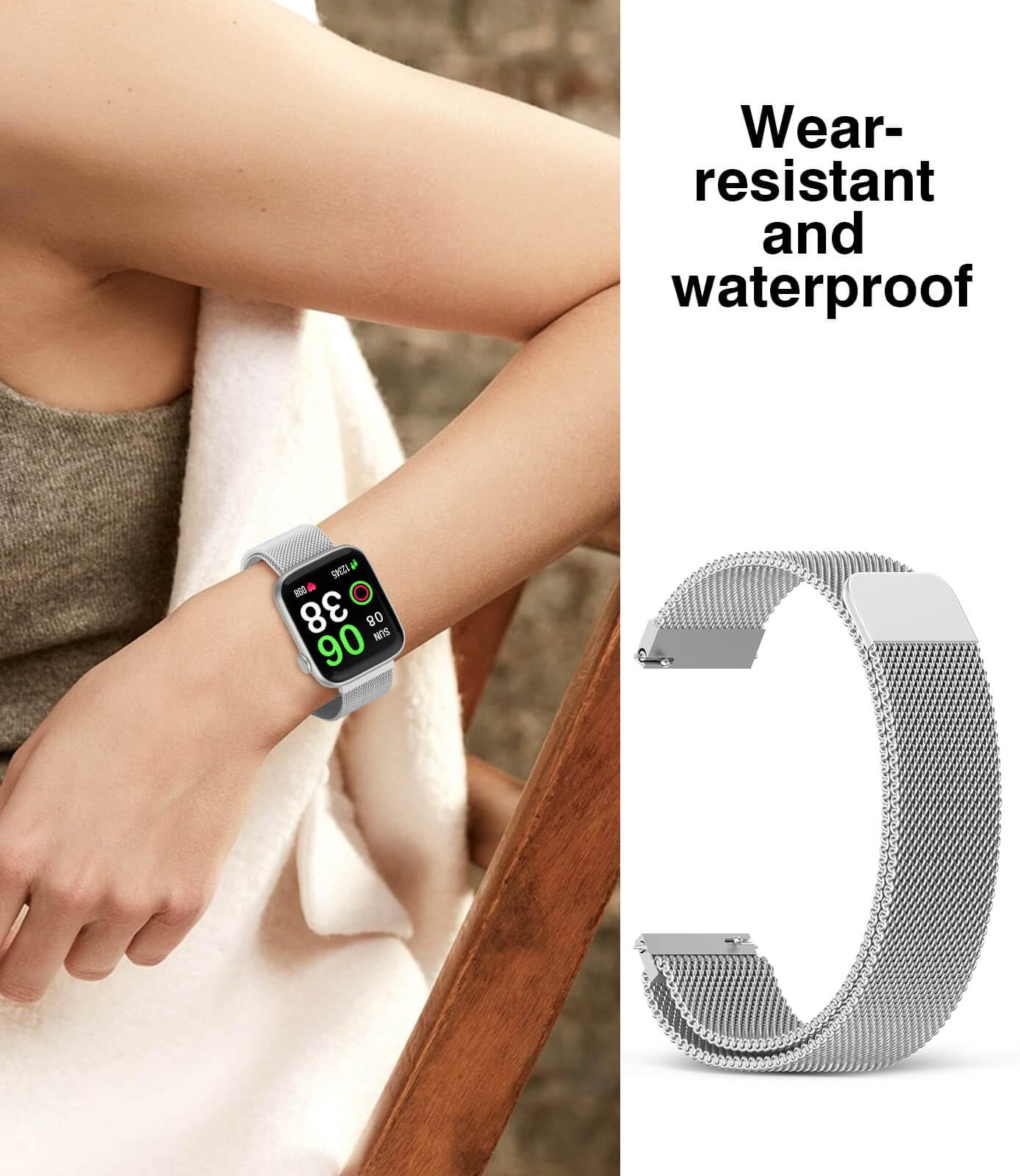 Earlysincere Smart Watch For Women With Bluetooth Call Answer/Dail,1.9'' Hd Full Touch Screen Fitness Tracker, Smartwatch With H