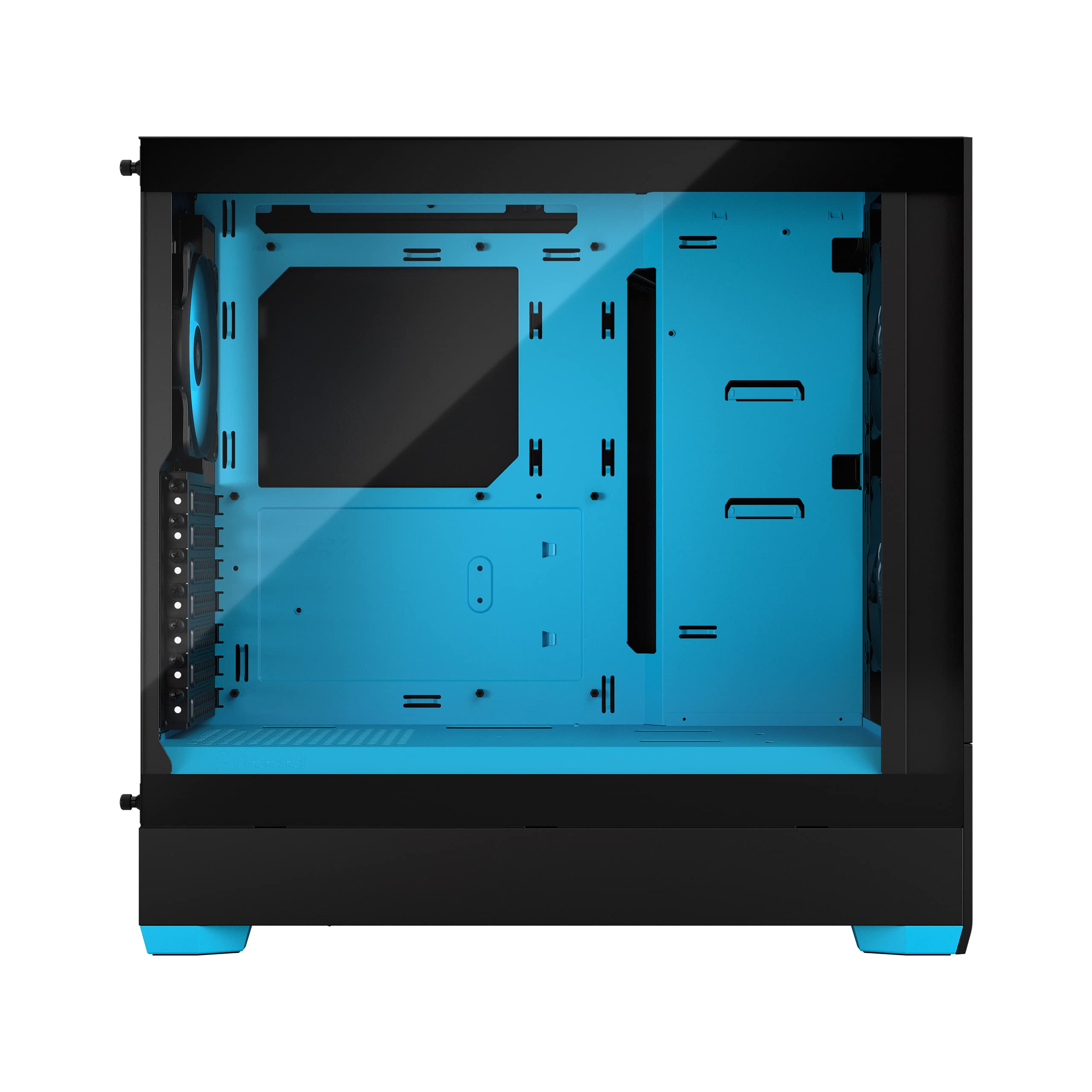 Fractal Design Pop Air Rgb Cyan Core Tempered Glass Clear Tint