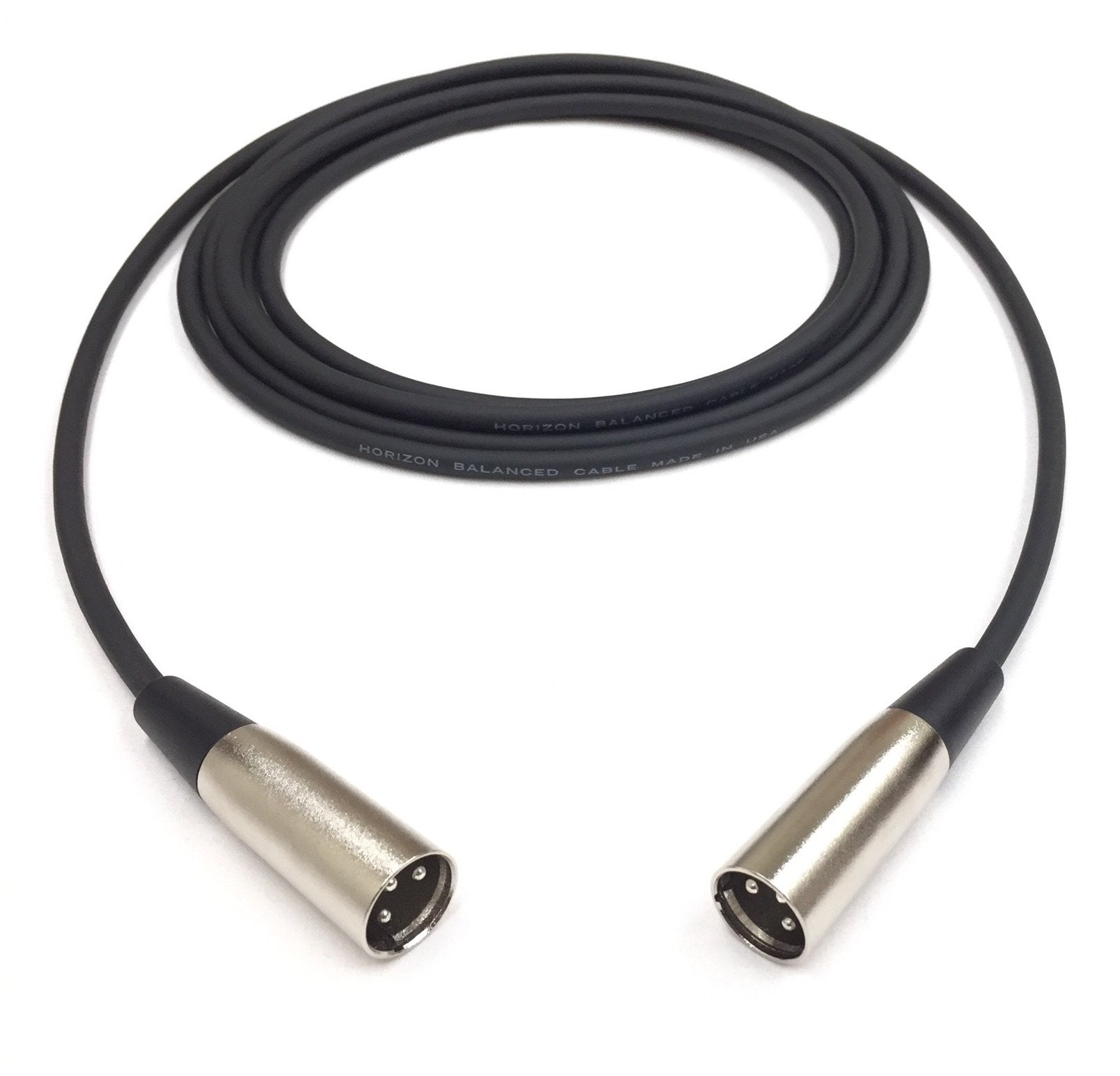 50 Foot Xlr Male To Male 3 Pin Economy Cable By Custom Cable Connection