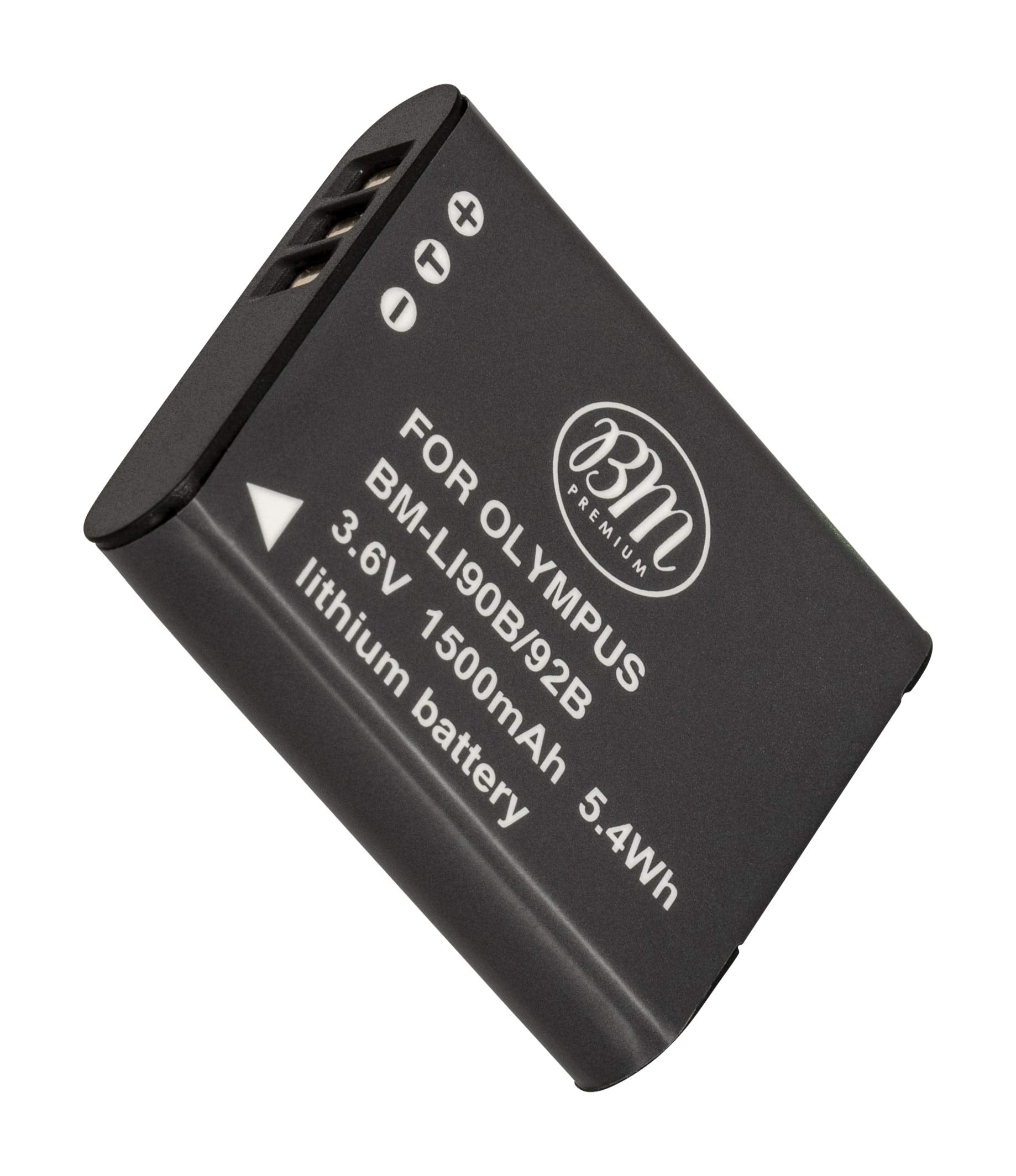 BM LI 90B, LI 92B Battery for Olympus Tough TG 6, TG 5, TG Tracker, Tough SH 1, SH 2, SP 100, SP 100 IHS, Tough TG 1 iHS, Tough TG 2 iHS, Tough TG 3, Tough TG 4, SH 50 iHS, SH 60, XZ 2 iHS Cameras