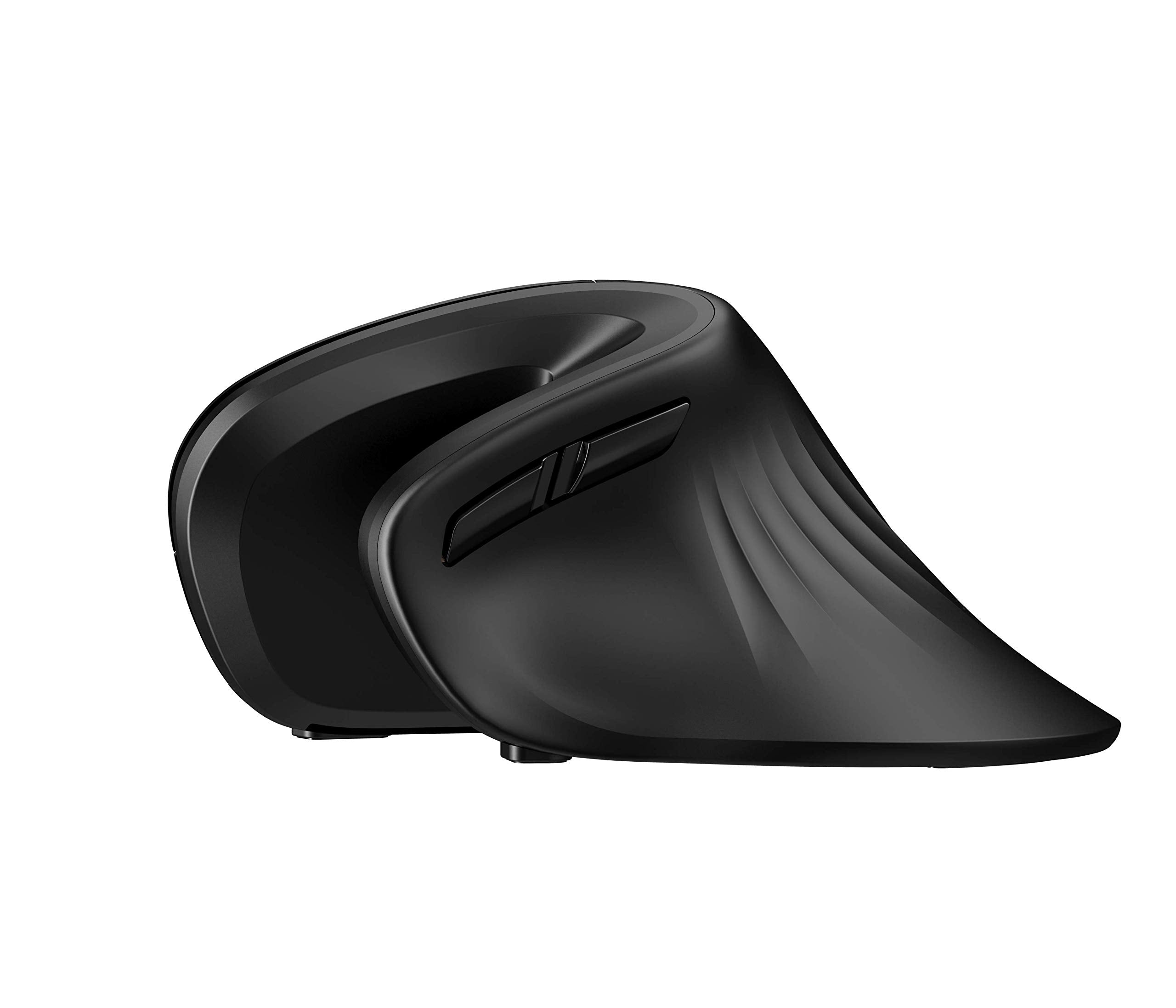 Mojo Perfect Grip Dual Mode Silent Vertical Ergonomic Mouse - Bluetooth/Wireless Optical Mouse W/Adjustable Sensitivity And Quie