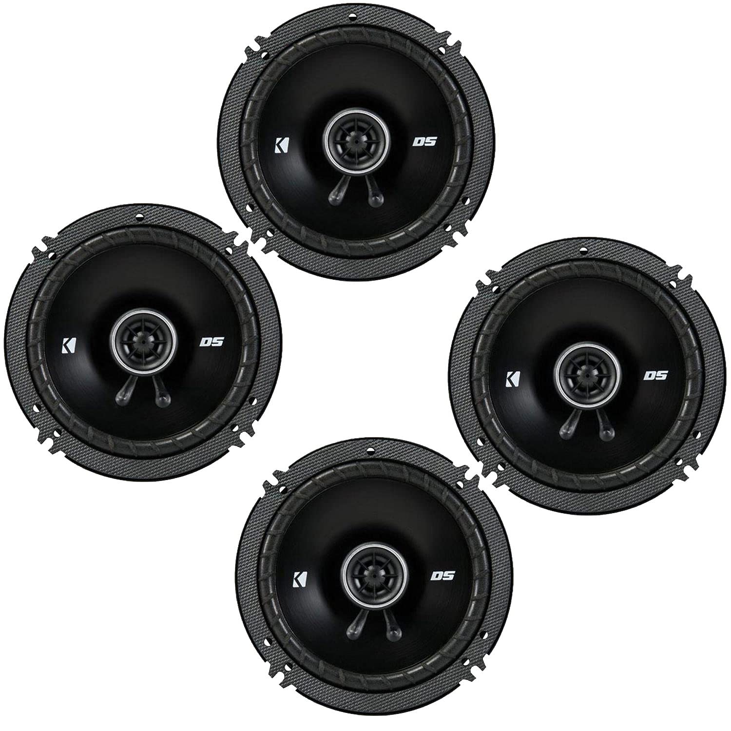 Kicker Dsc650 6.5 Inch (160 165Mm) Coaxial Speakers, 4 Ohm Bundle