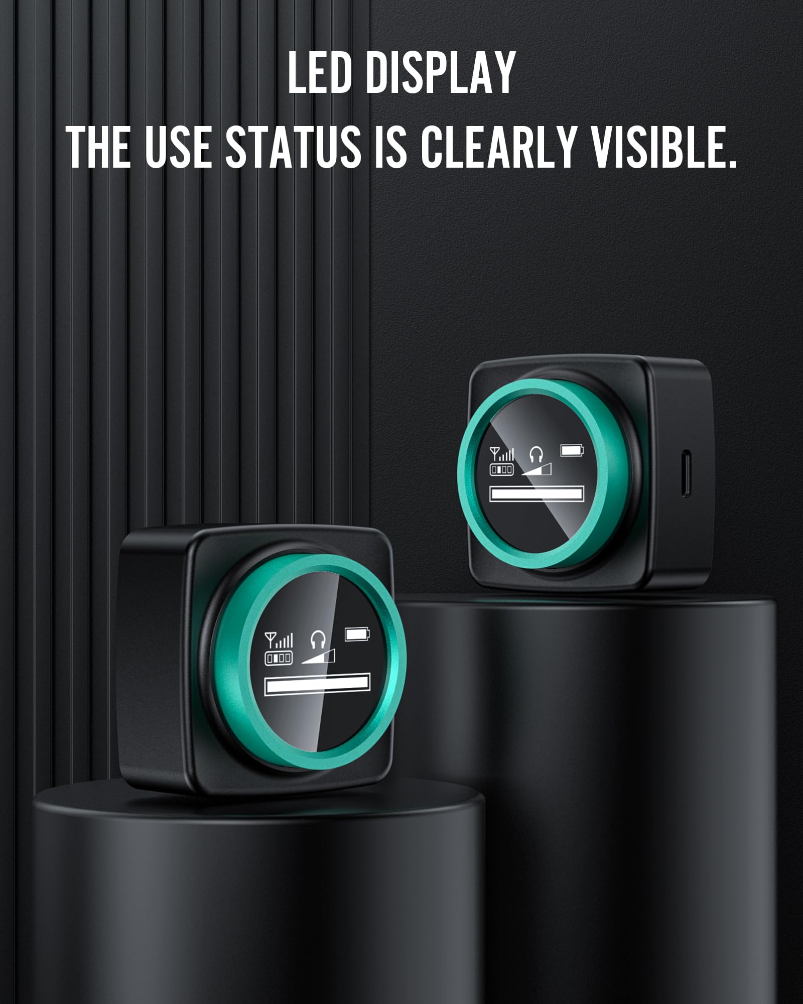 Swiff Wx520R Wireless In-Ear Monitor System Receiver, Upgraded 5.8G Stereo Iem System Low Latency With Led Display For Church, B