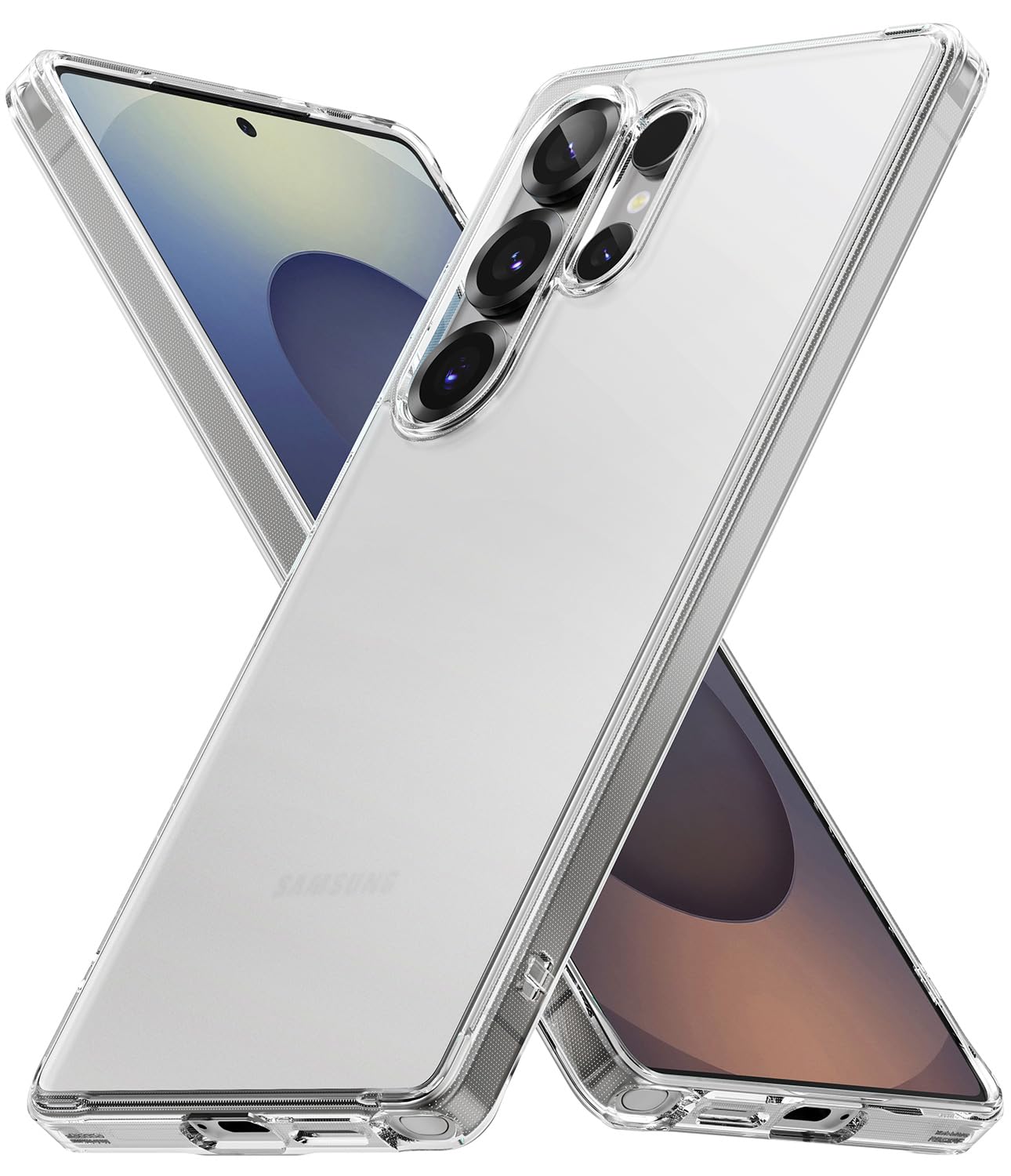 Ringke Fusion [Oil & Dirt Resistant] Compatible with Samsung Galaxy S25 Ultra Case, Anti-Fingerprint Technology Prevents Oily Sm