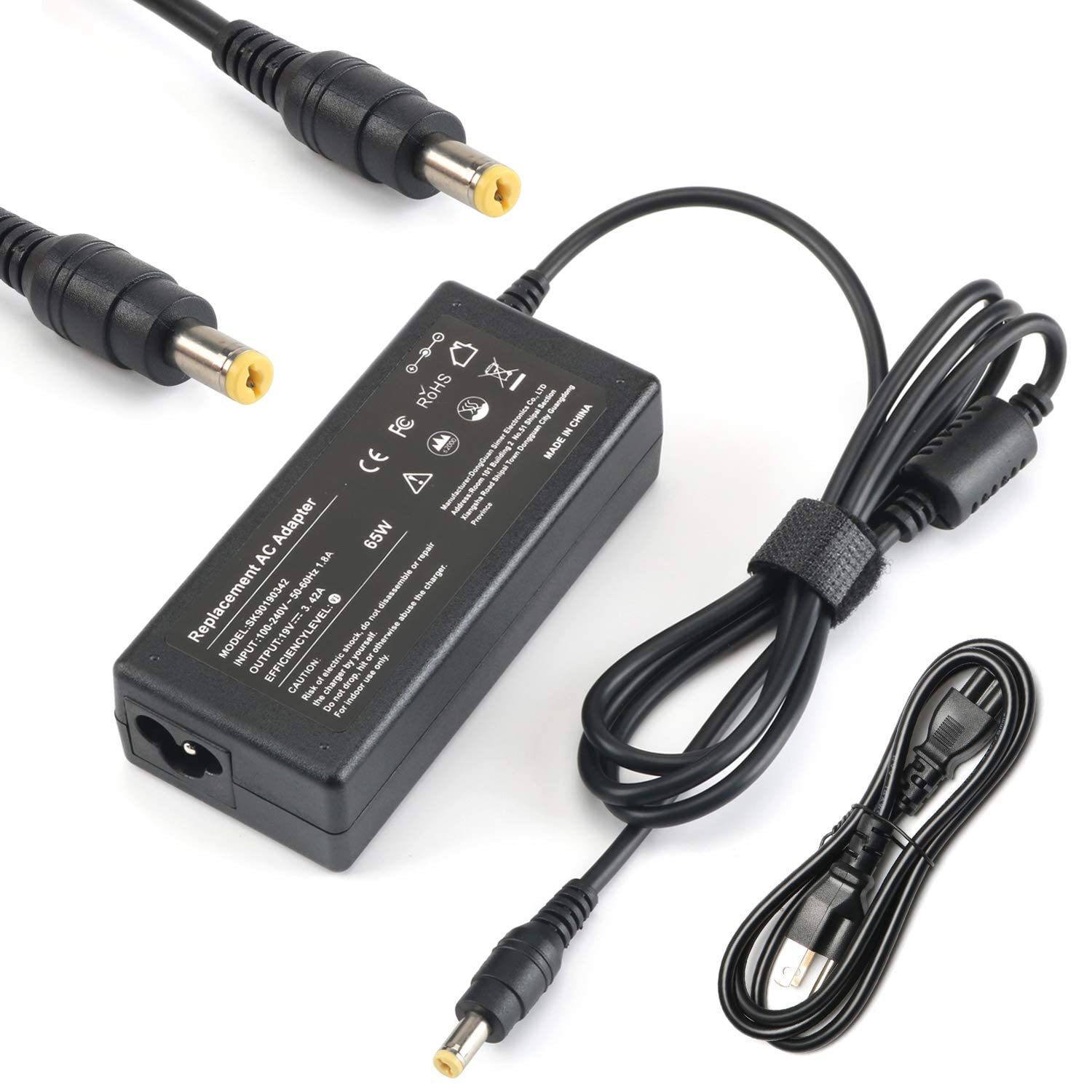 19V 3.42A 65W Ac Charger Replacement For Acer Aspire E15 E5 575 V5 V7 V3 R3 R7 S3 E1 M5 F5 F15 Series 5517 5250 5253 5336 5349 5