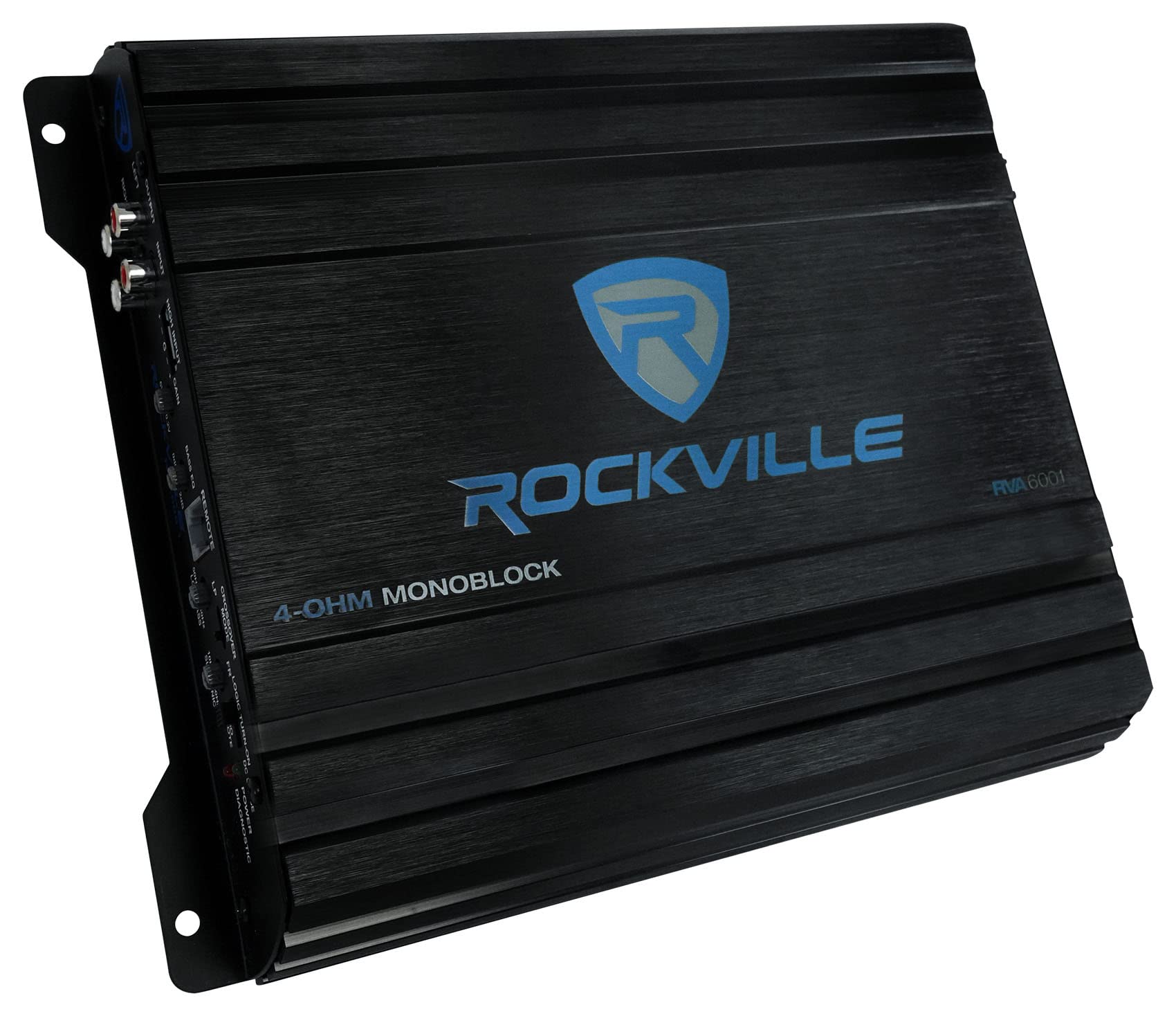 Rockville Rv10.2B 1000W Dual 10'' Car Subwoofer Enclosure+Mono Amplifier+Amp Kit