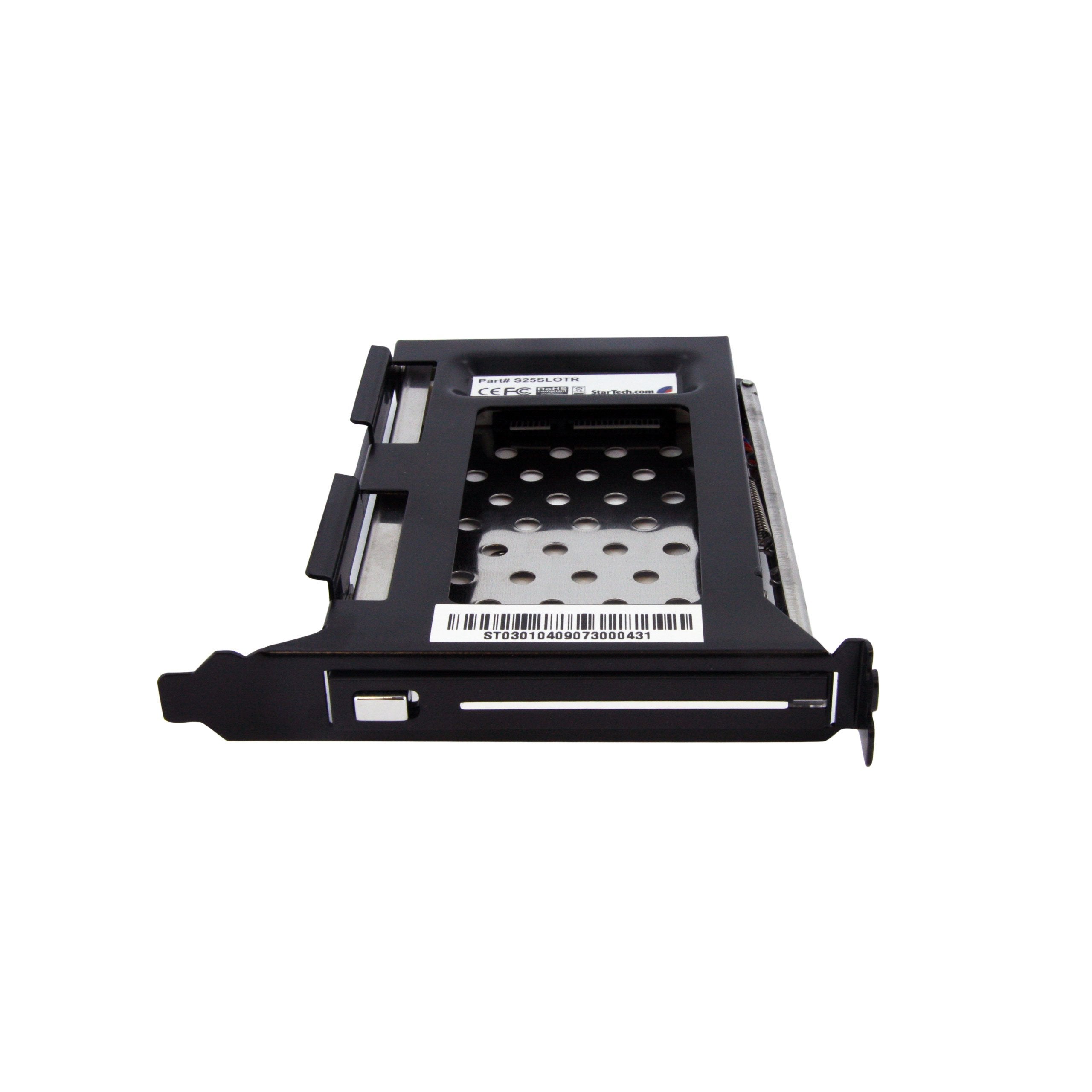 Startech.Com 2.5In Sata Removable Hard Drive Bay For Pc Expansion Slot   Storage Bay Adapter   Black (S25Slotr)