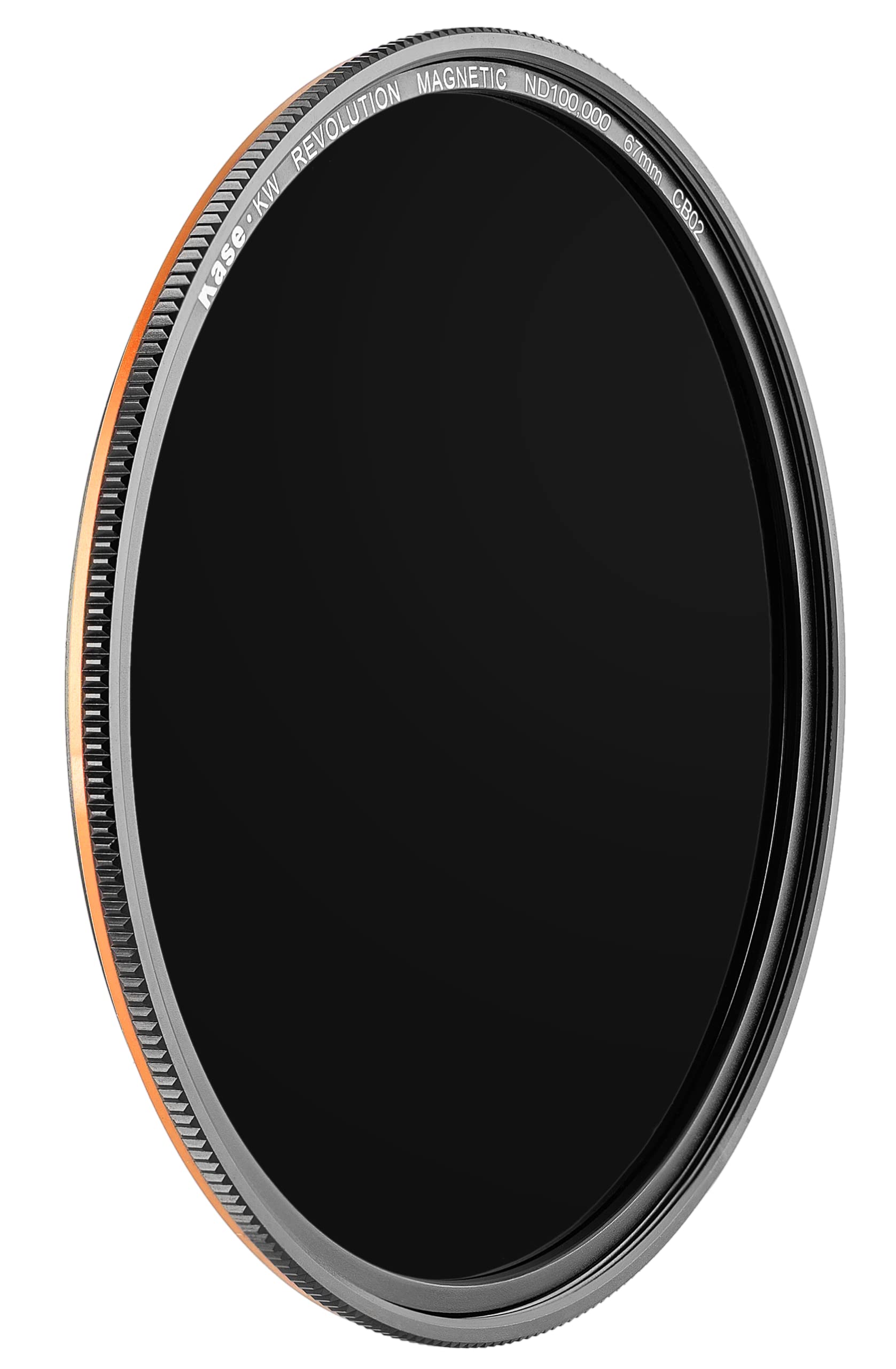 Kase Wolverine Revolution 67Mm Magnetic Nd100000 16.5 Stop Shockproof Tempered Optical Glass Filter W Orange Ring & Adapter