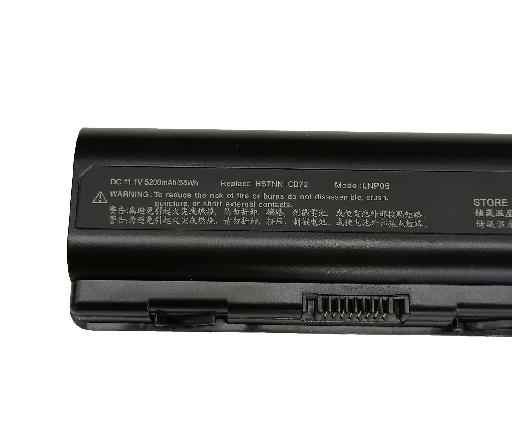 Ghu New Battery 58 Whr 484170 001 484172 001 Hstnn Cb72 Compatible With Hp Pavilion Dv4 Dv5 Compaq Presario Cq40 Cq45 Cq50 Cq60