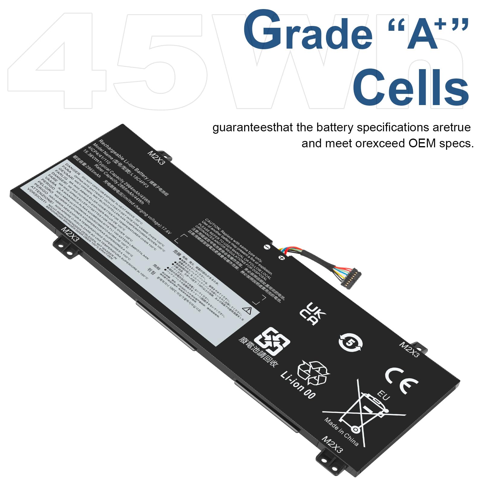 L18C4Pf3 Laptop Battery For Lenovo Ideapad C340 14Api C340 14Iml C340 14Iwl S540 14Api S540 14Iml S540 14Iwl Flex 14Iml Flex 14I