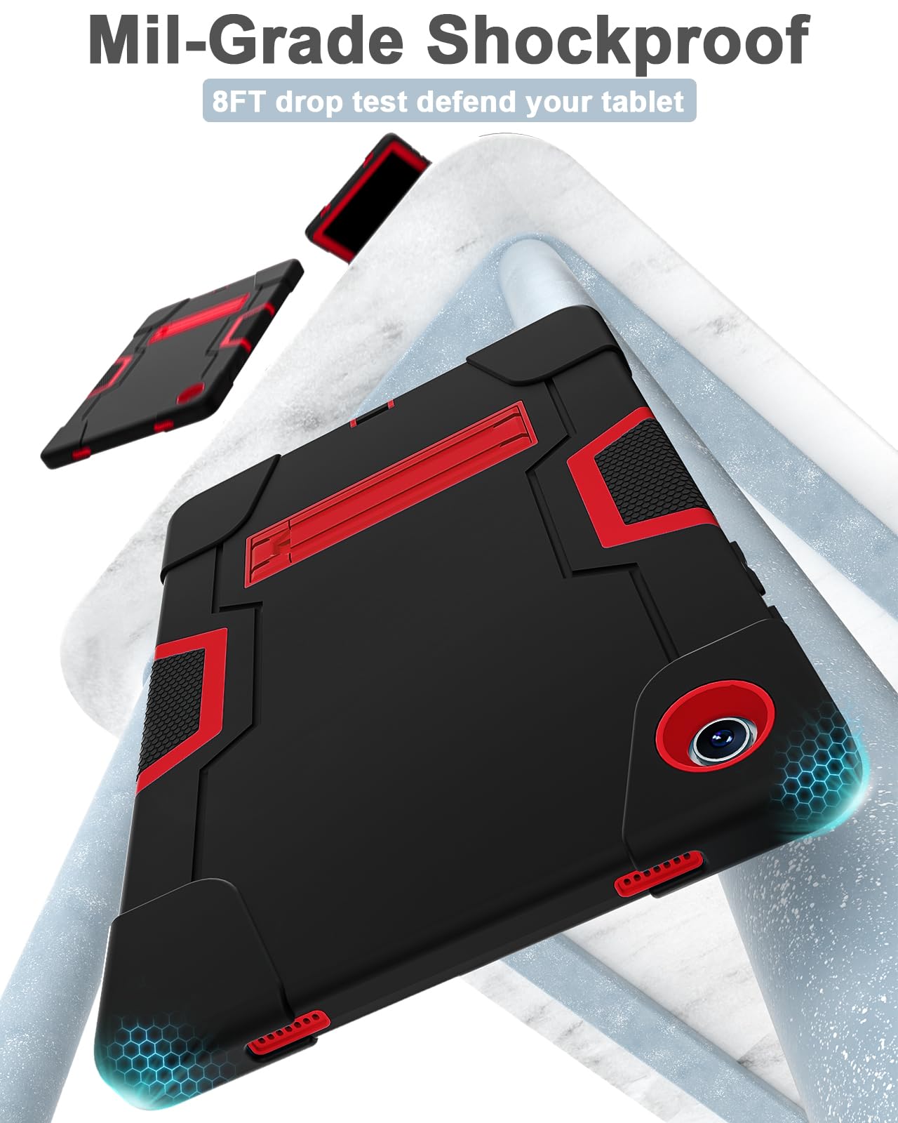 Wesorol For Samsung Galaxy Tab A9+/ A9 Plus Case 11 Inch 2024,Samsung Tablet A9 Plus Case Built In Screen Protector/Kickstand/,S