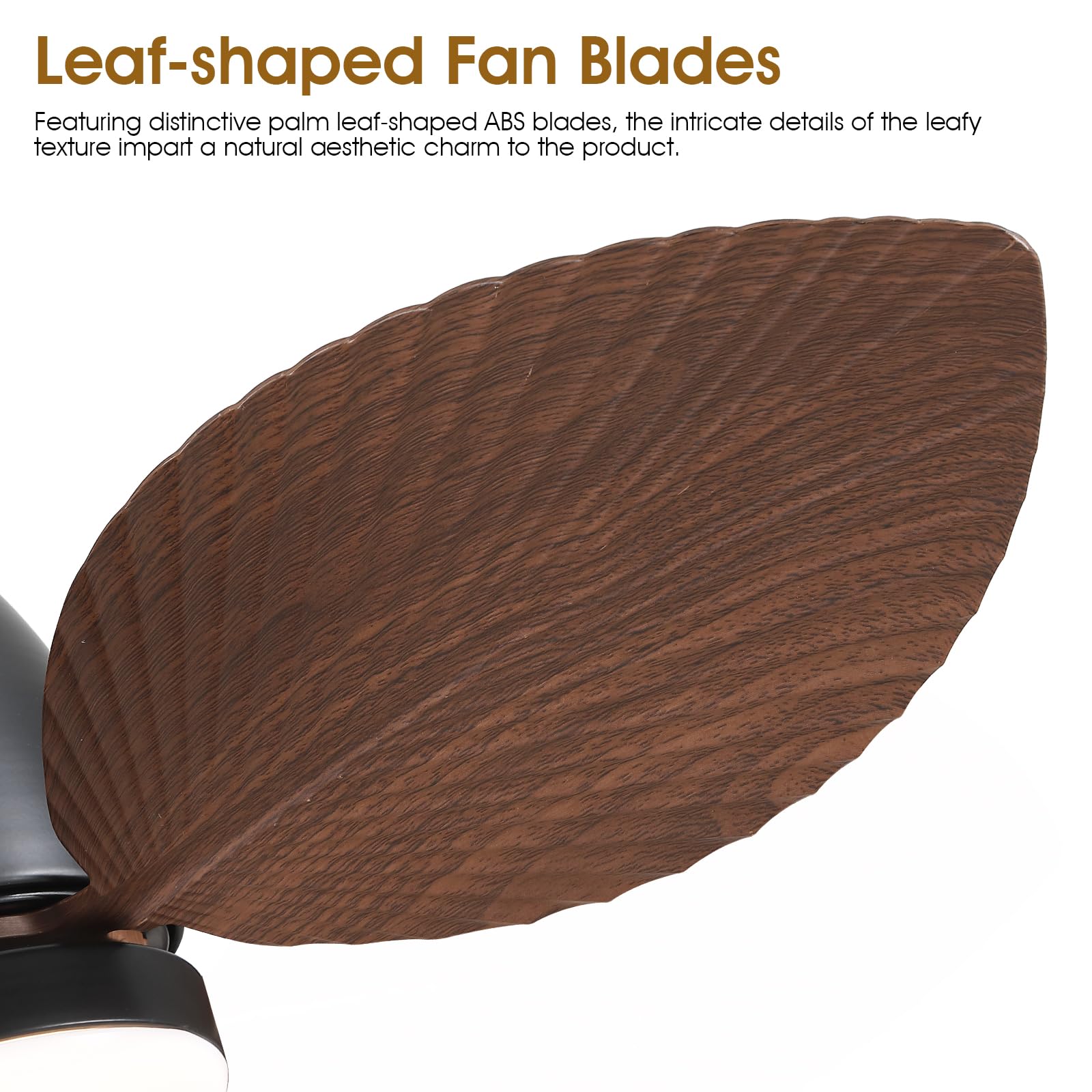 Kviflon Low Profile Ceiling Fans With Lights And Remote/App Control, 30 Inch Small Tropical Ceiling Fan With Light Flush Mount,