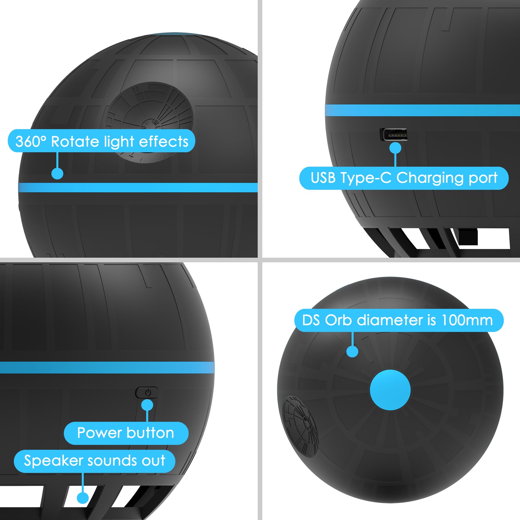 Yflstr Ds2 Wireless Bluetooth Speaker, Portable Bluetooth Speaker,1500Mah Battery 10 Hours Play Time,5W Speaker Bluetooth 5.1,St