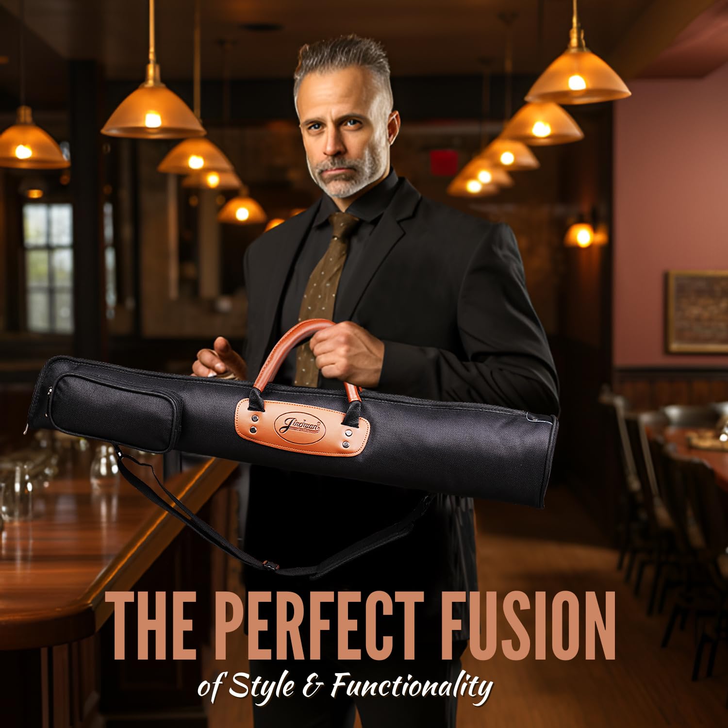 Flexzion Soprano Saxophone Case, Sax Gig Bag Backpack W/Strap, Pouch, Leather Handle, Music Instrument Storage, Lightweight, Wat