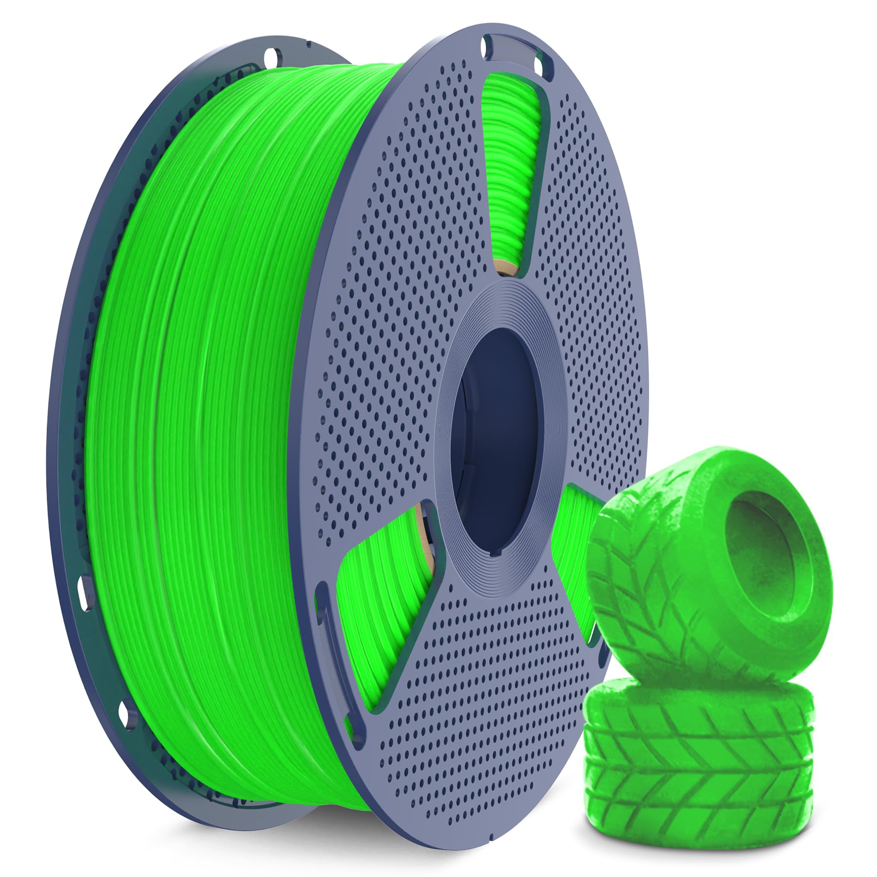 SUNLU TPU 3D Printer Filament 1.75mm, High Speed 95A TPU Filament, 1KG Flexible 3D Filament for Fast Printing, Dimensional Accur