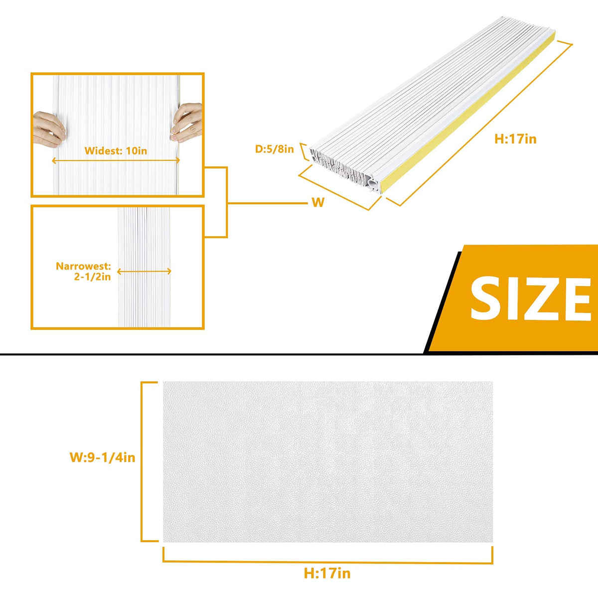 Lbg Products Window Ac Side Panels,Double Layers Adjustable Side Panel ...