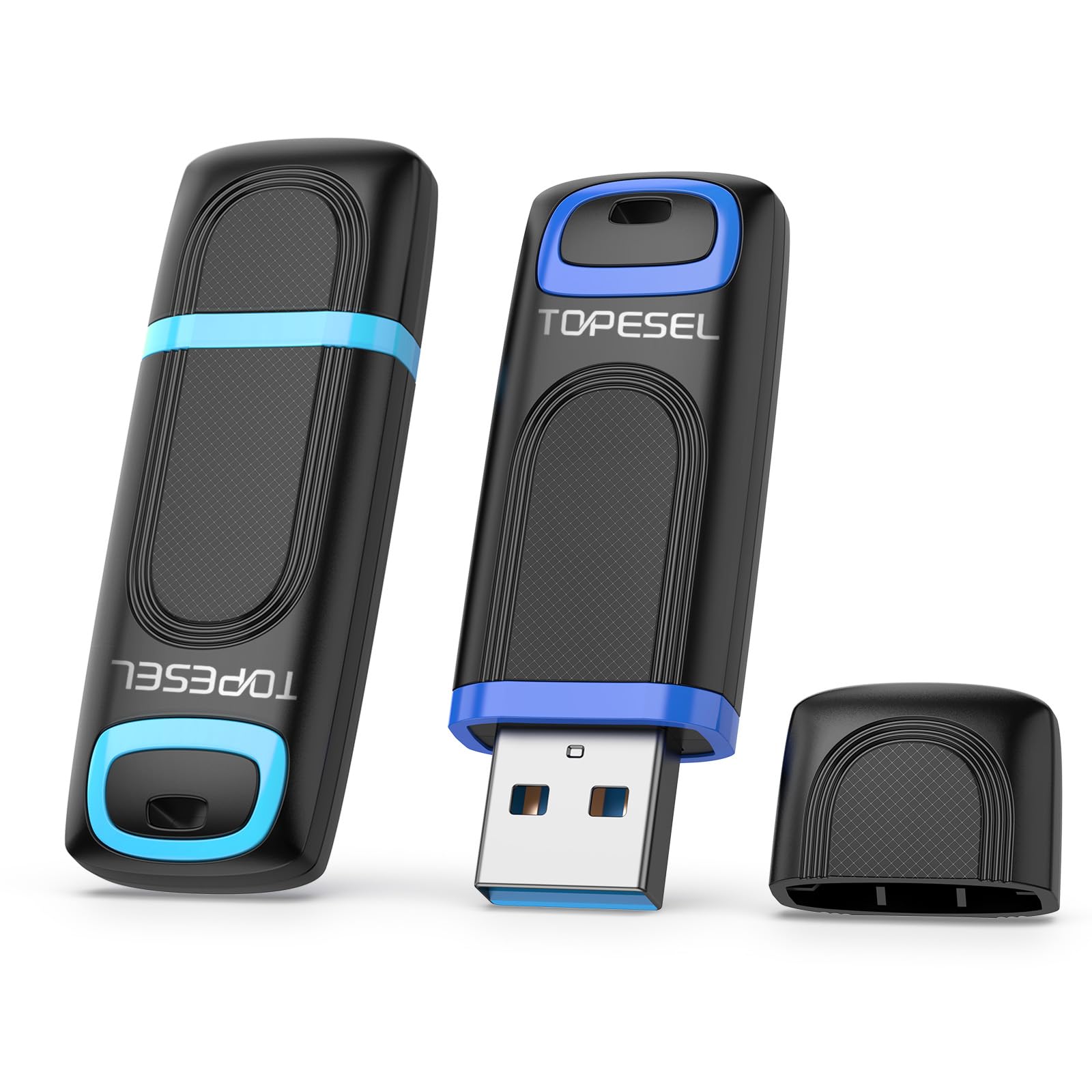 Topesel Flash Drive 128Gb Usb 3.0 Usb Drive Thumb Drive Usb Stick Memory Stick Usb Flash Drives Pen Drive Thumb Drives 2 Pack