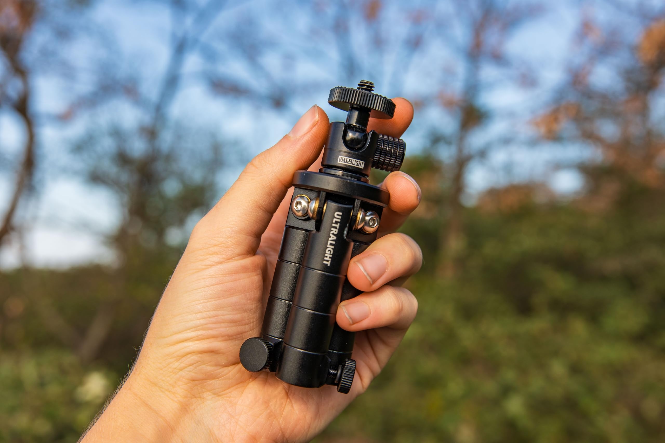 Ultralight 0.85Oz/24G Ball Head Only   The Ballhead   For Camera Tripod   Max Load 3.3Lbs/1.5Kg   Minimalist Design   The Lighte