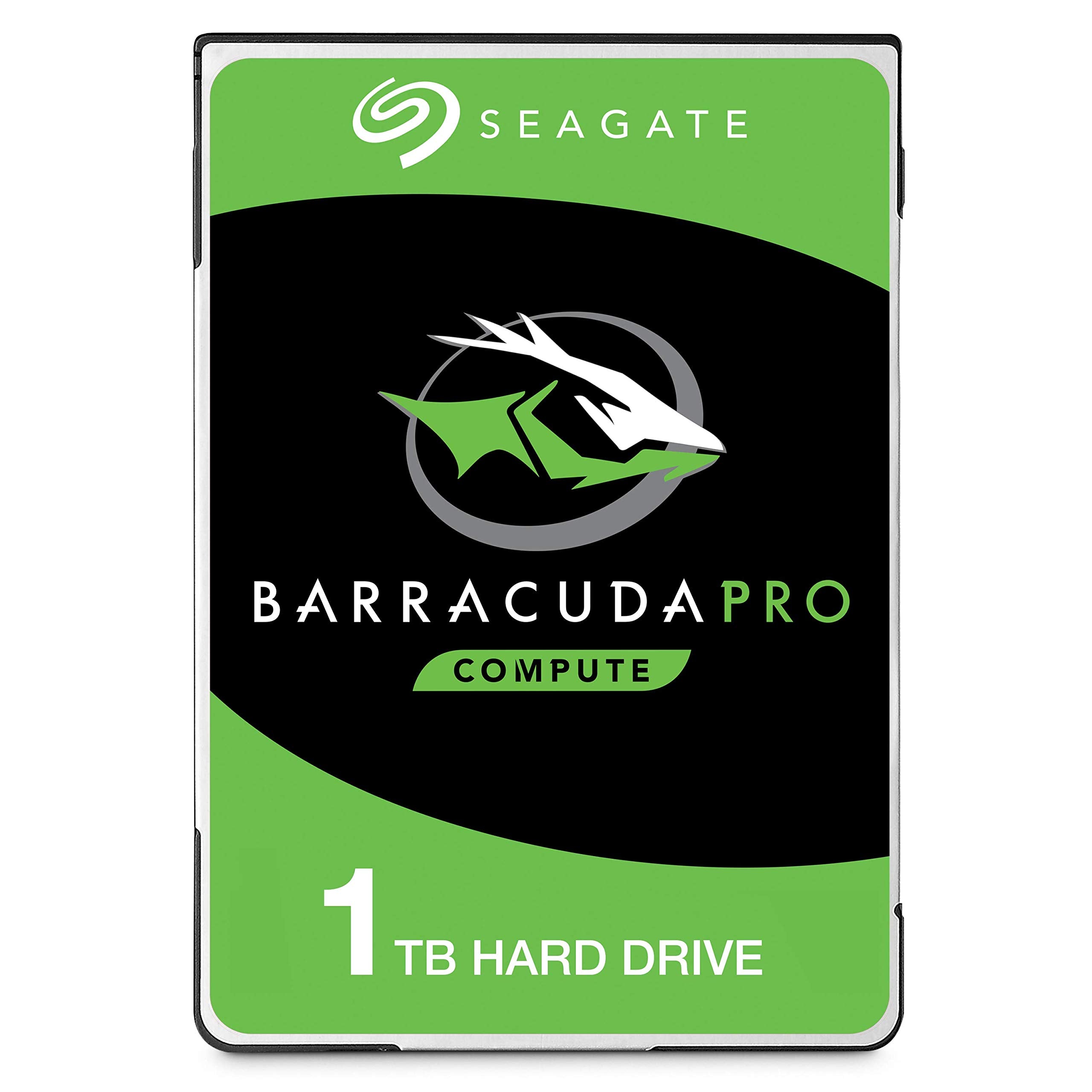 Seagate BarraCuda Pro 1TB Internal Hard Drive Performance HDD � 2.5 Inch SATA 6 Gb/s 7200 RPM 128MB Cache for Computer Desktop PC Laptop, Data Recovery � Frustration Free Packaging (ST1000LM049)