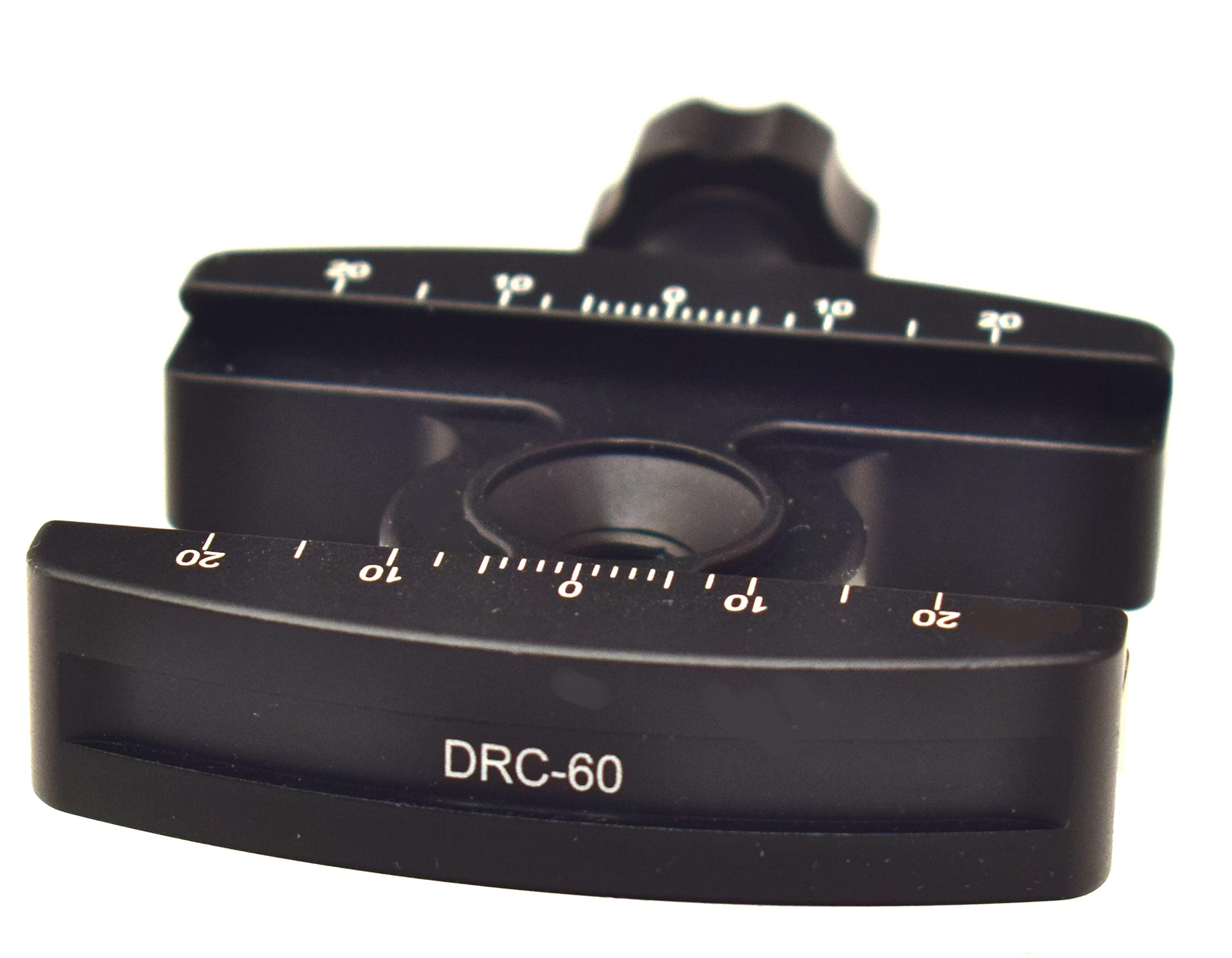 Desmond Drc 60 60Mm Rapid Qr Clamp 3/8'' W 1/4'' Adapter Arca Swiss Compatible For Tripod Head Quick Release